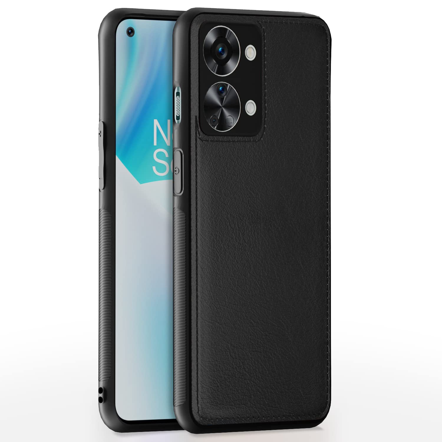 Black mobile cover for OnePlus Nord 2T 5G – Pikkme