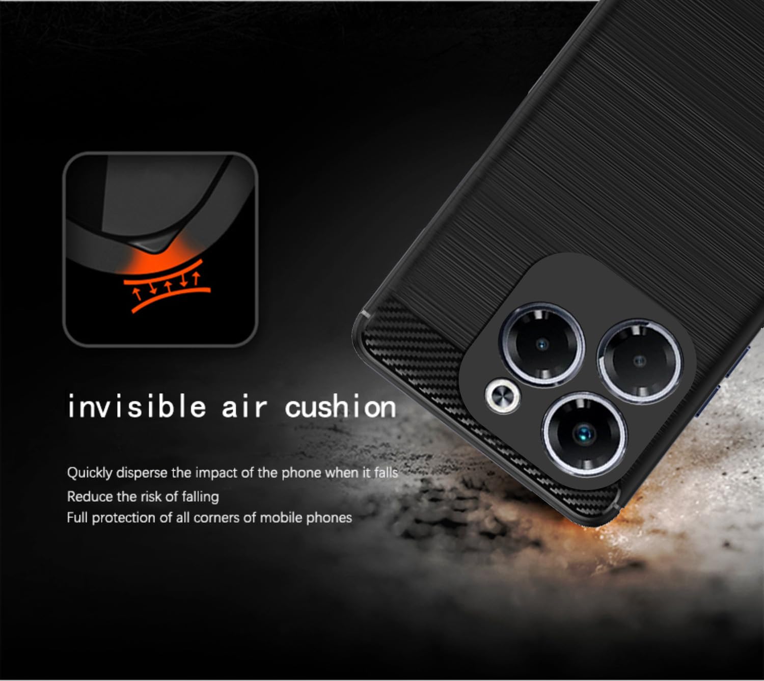 Infinix Note 40X 5G Hybrid phone cover in black by Pikkme – photo 4