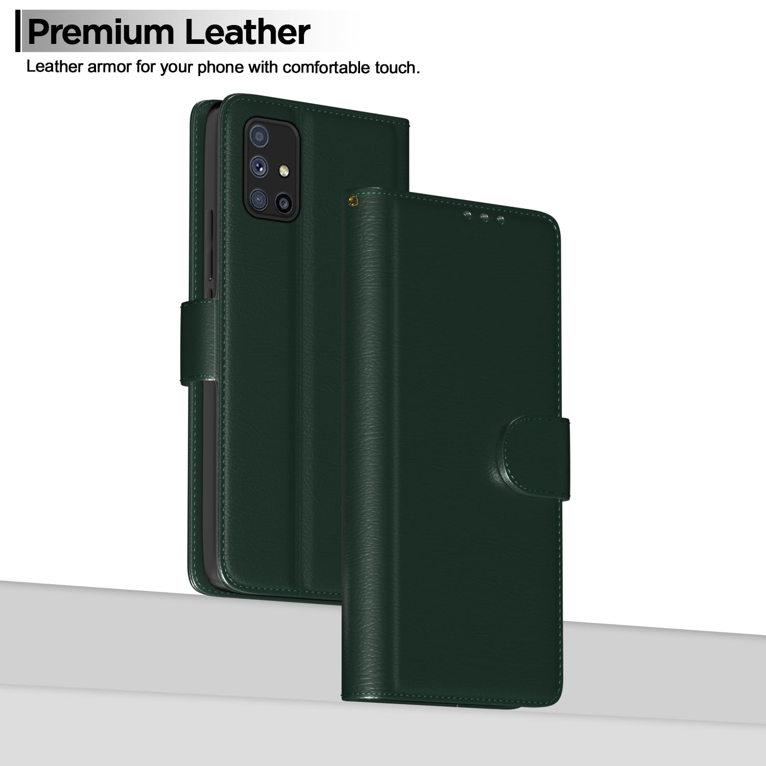 Pikkme green Wallet flip cover for Samsung A71 – photo 2