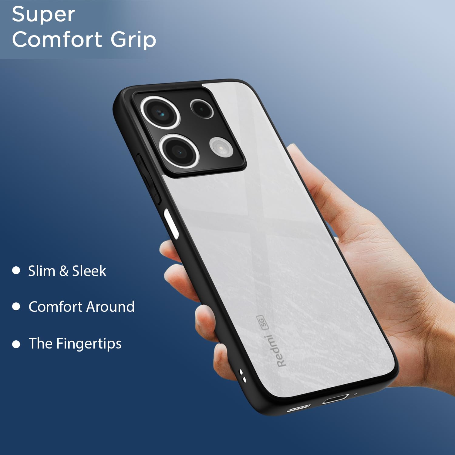 Pikkme Redmi Note 13 5G Eagle 2 black back cover – photo 6
