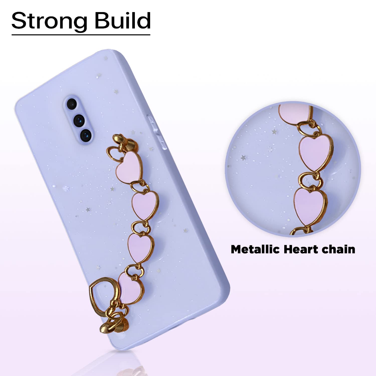 Pikkme OnePlus 6T Chain purple back cover – photo 7