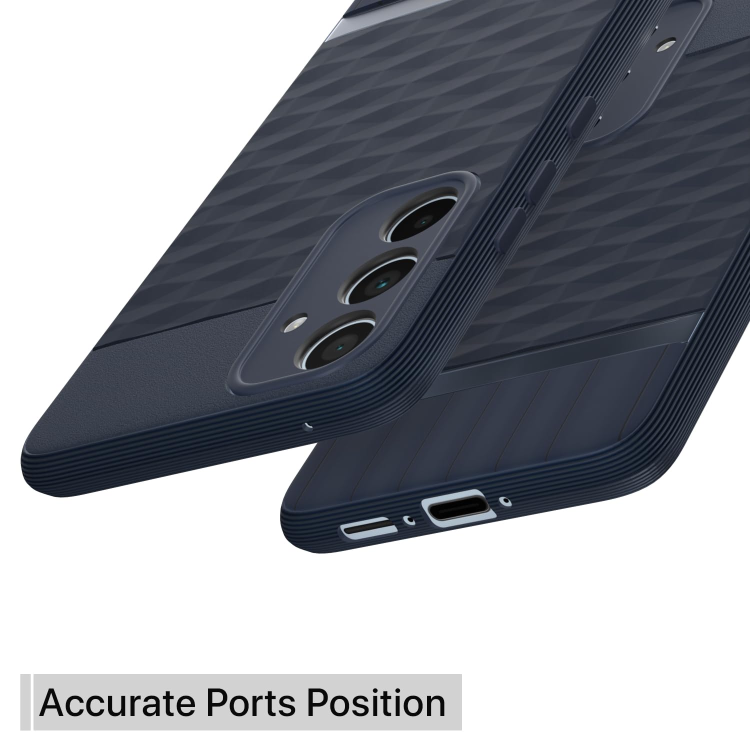 Pikkme Samsung Galaxy A35 5G Gencase Back Cover (Blue)