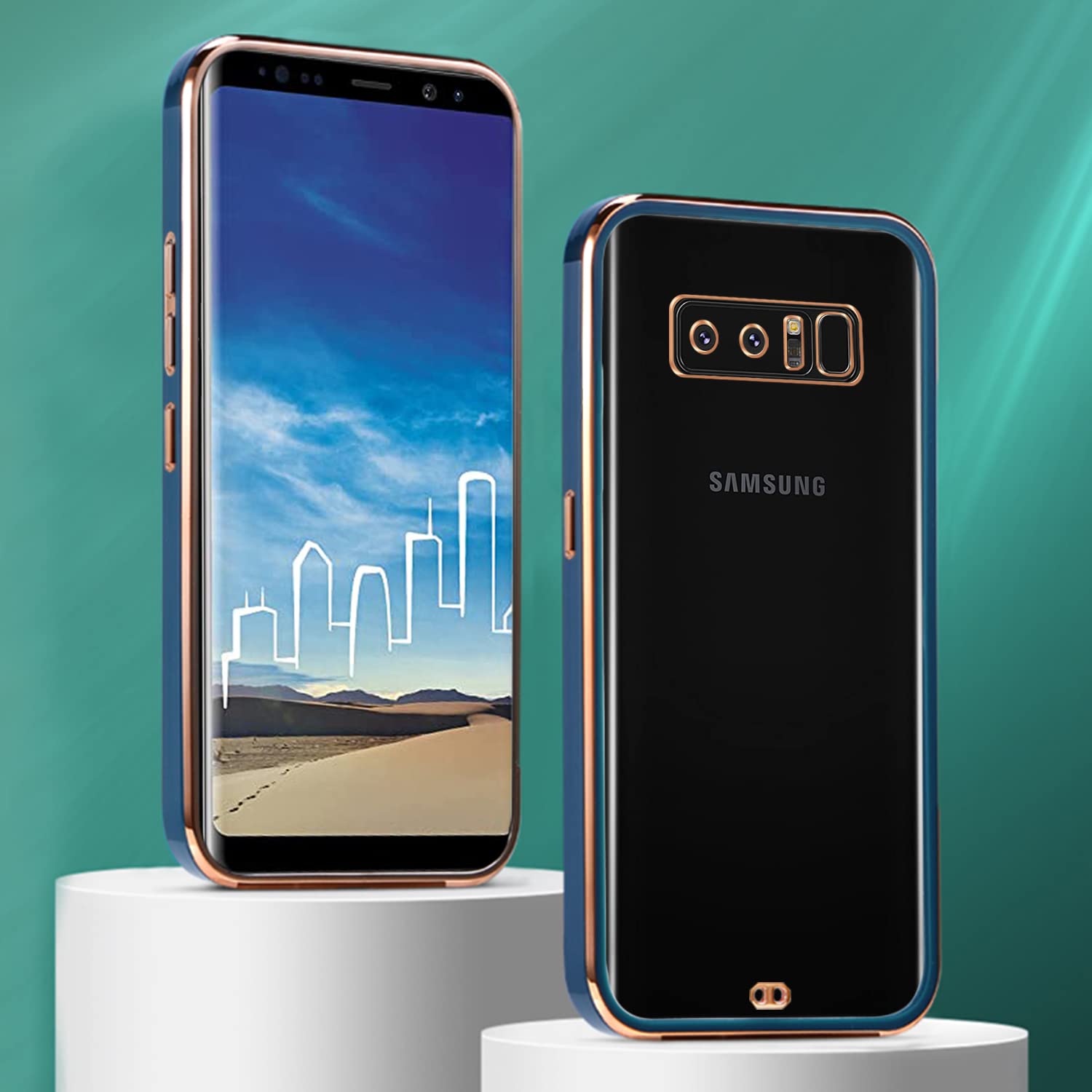 Pikkme blue phone cover for Samsung Note 8 – photo 3