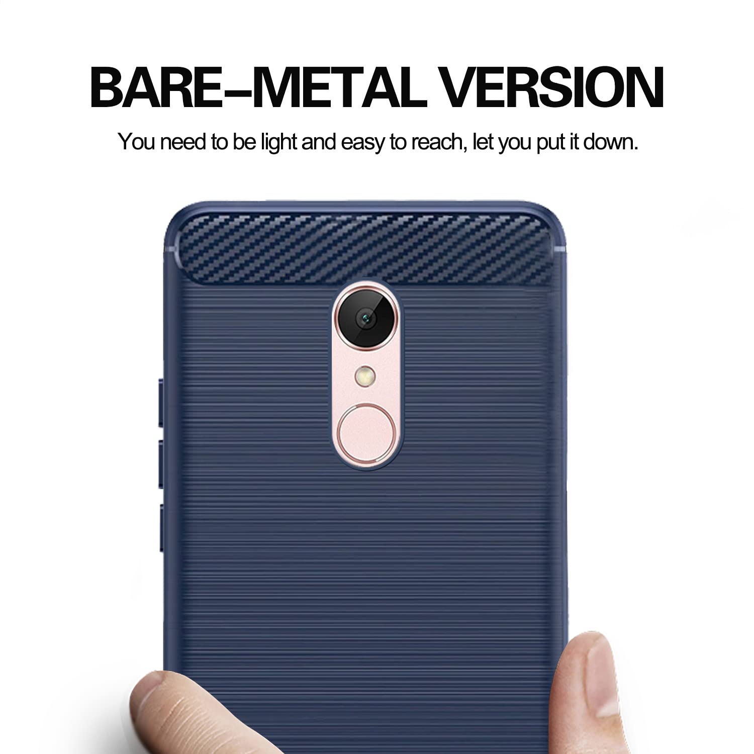 Pikkme blue Hybrid mobile back cover for Redmi Note 5 – photo 6