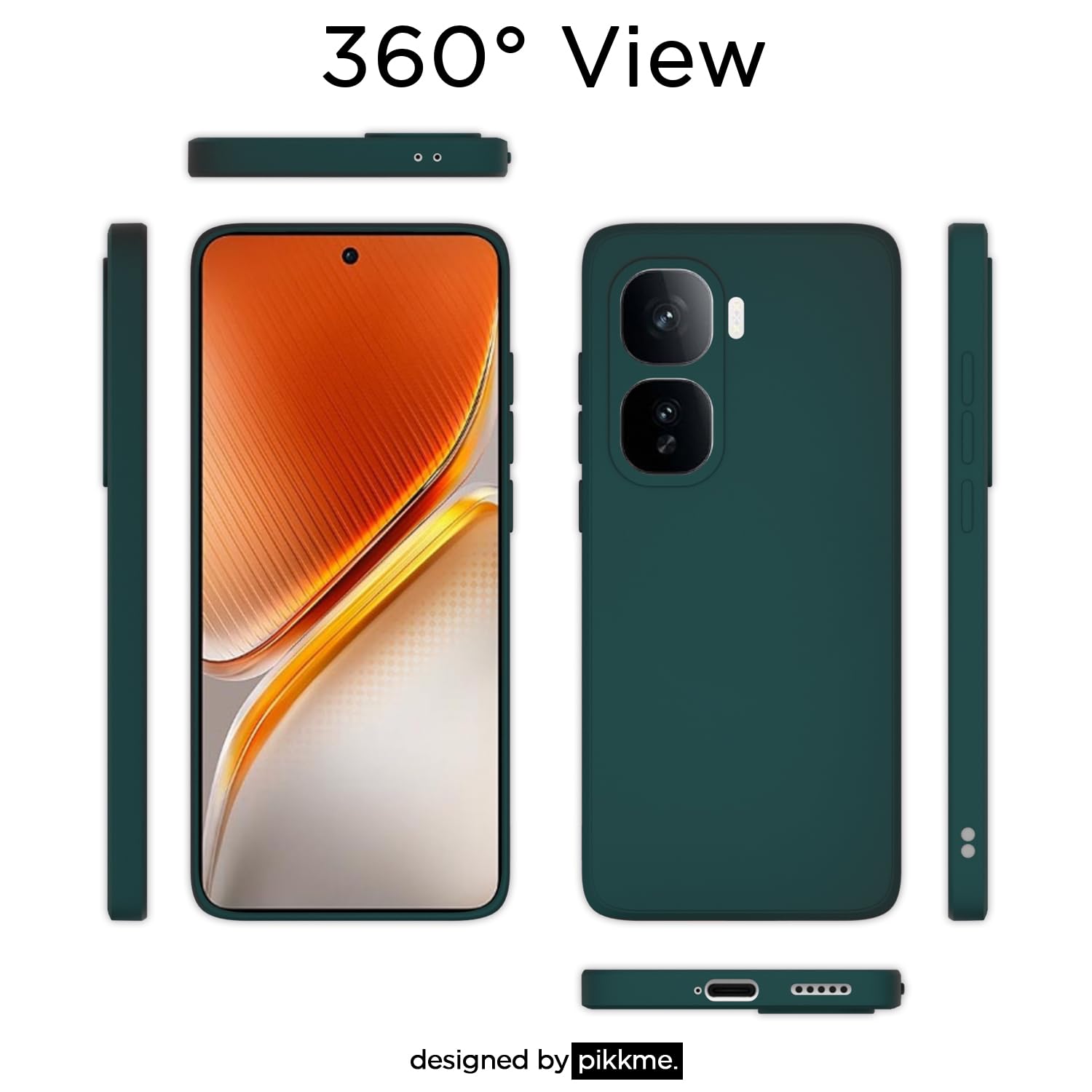 Green back cover for iQOO Neo 10 5G – Pikkme – photo 4