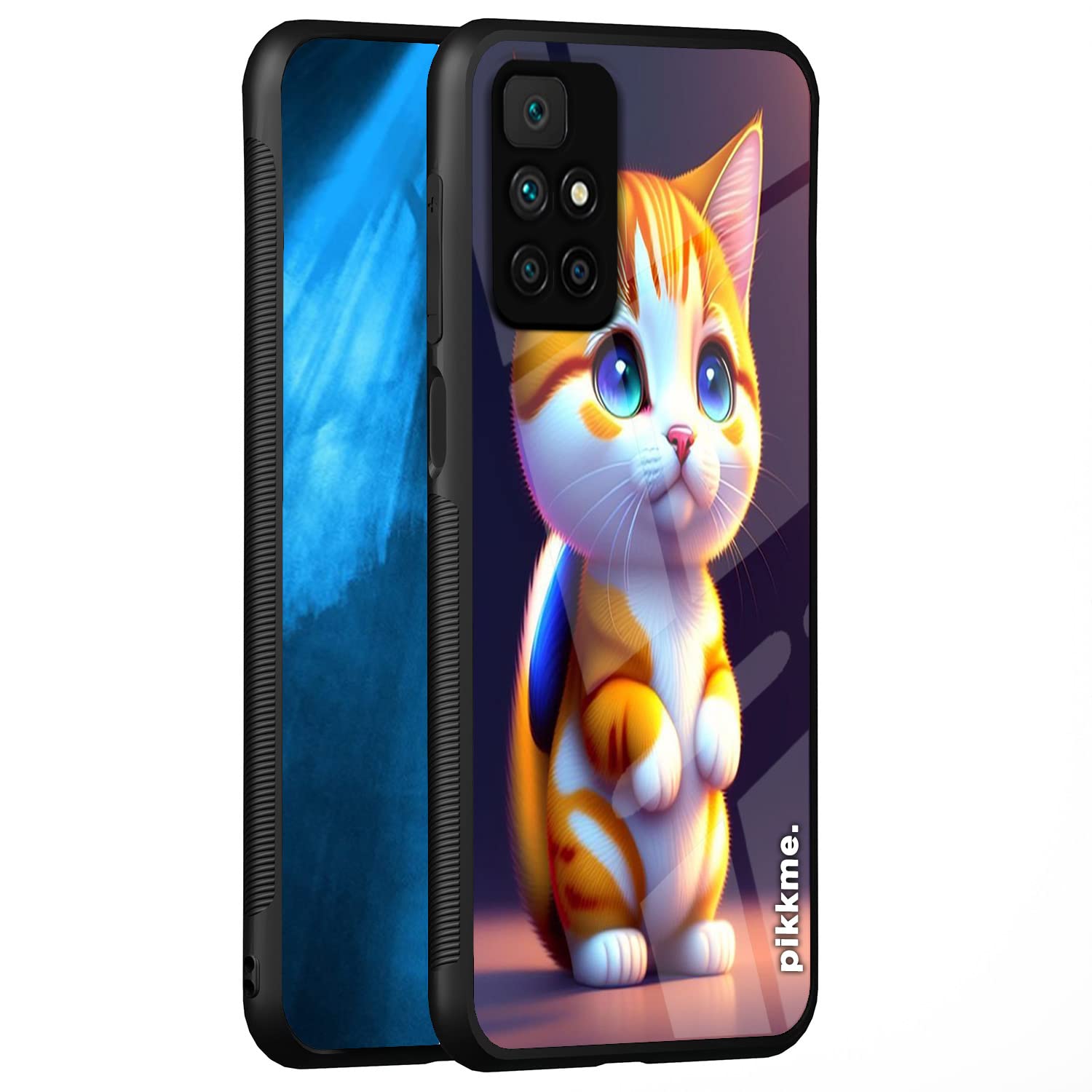 Redmi 10 Prime Cat mobile back cover by Pikkme