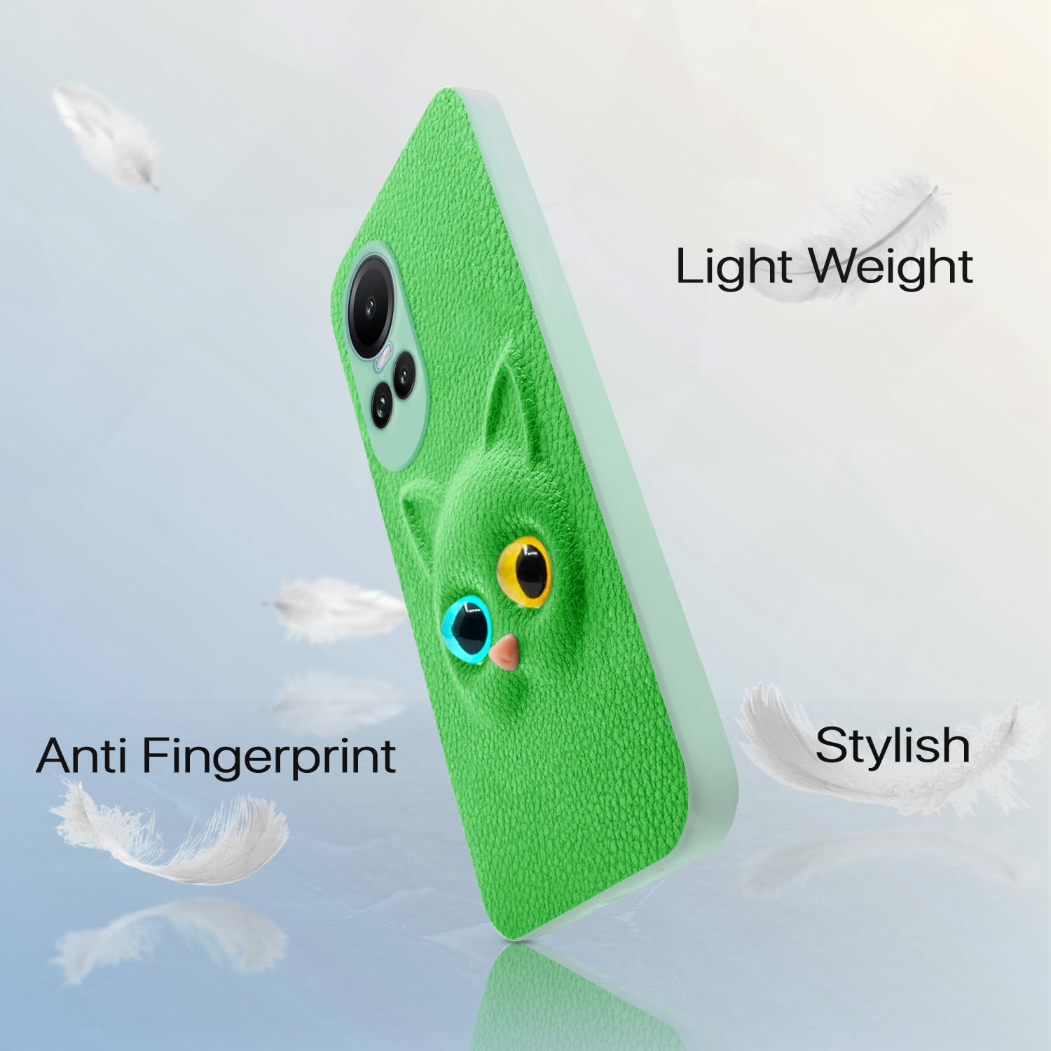 Pikkme green mobile cover for Oppo Reno 10 Pro 5G – photo 5