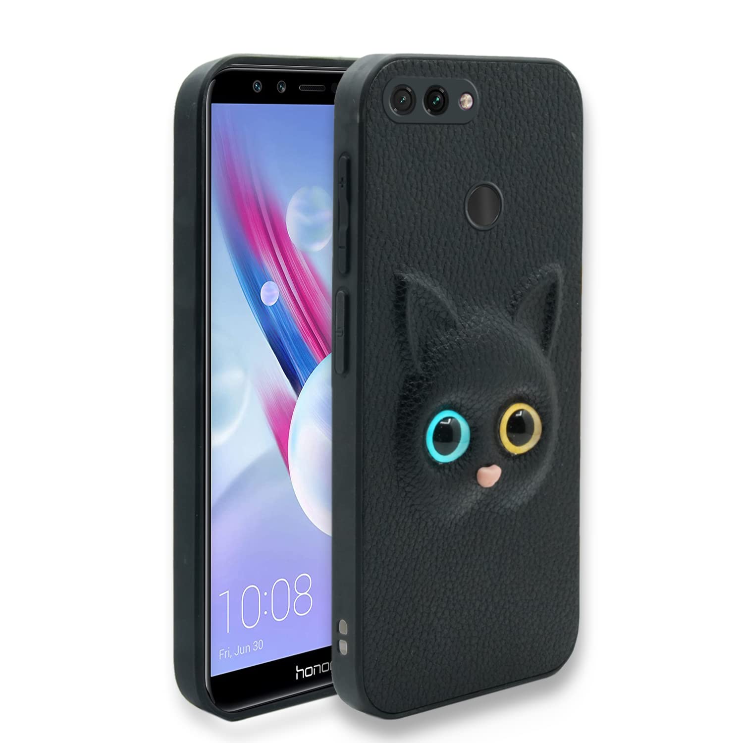 Pikkme black Cat phone cover for Honor 9 Lite