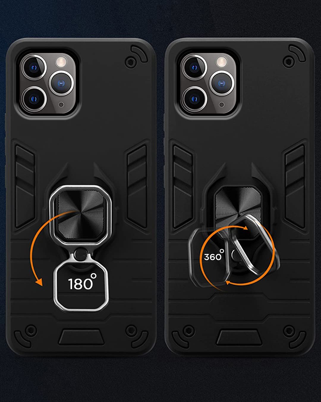 Black mobile back cover for iPhone 11 Pro Max – Pikkme – photo 3