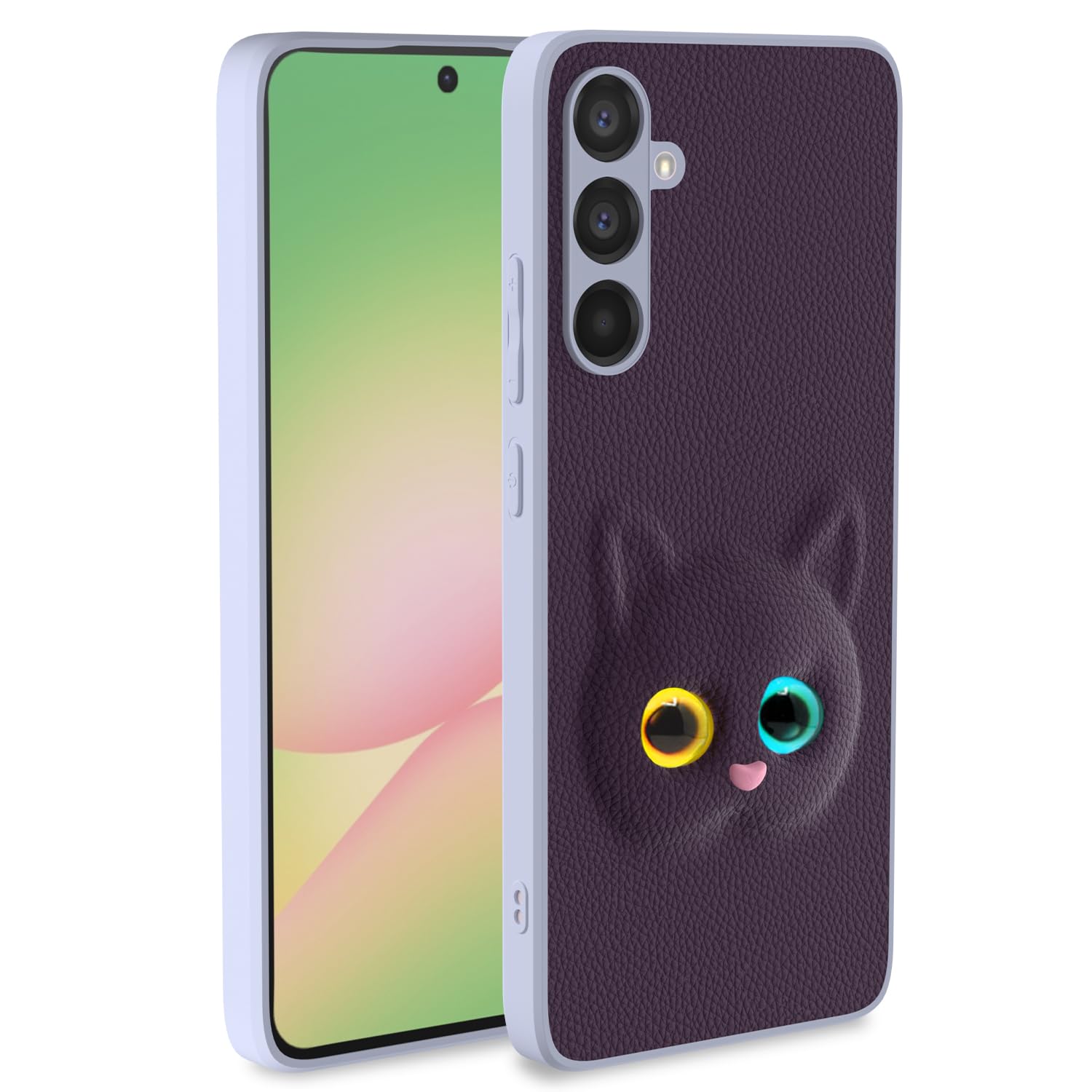 Pikkme Samsung Galaxy A36 5G Kitty Back Cover - Purple