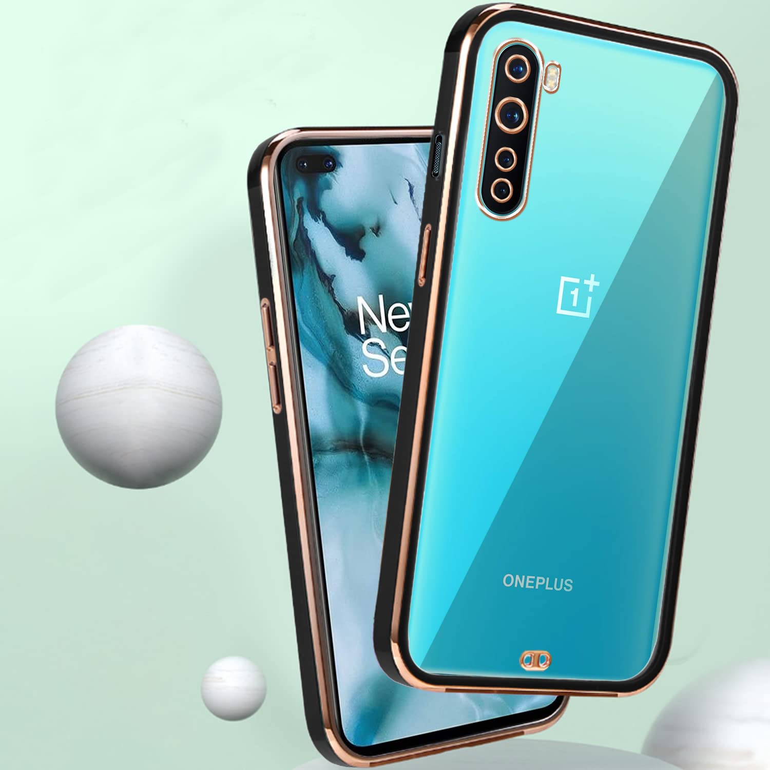 OnePlus Nord Chrome back cover in black by Pikkme – photo 4