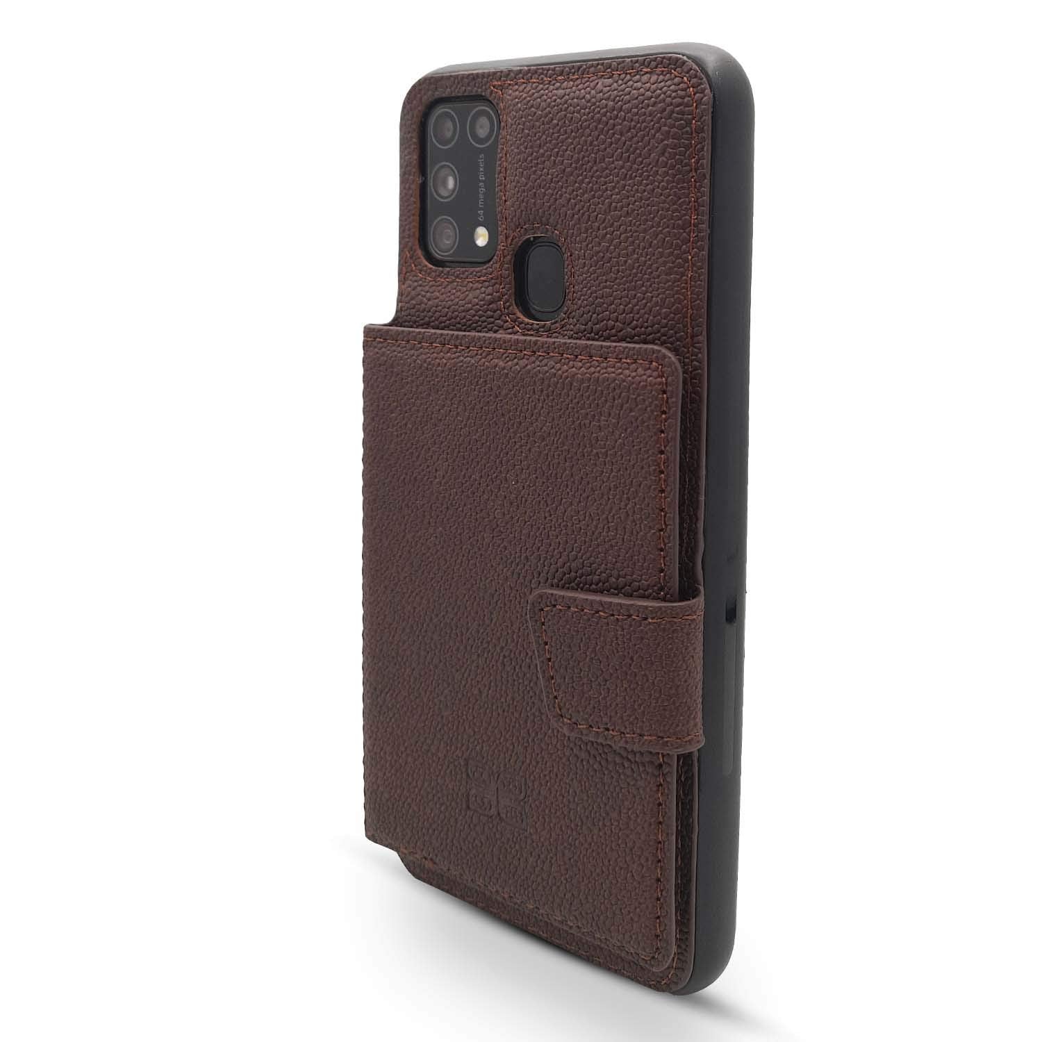 Pikkme dark brown Wallet mobile cover for Samsung M31 – photo 3