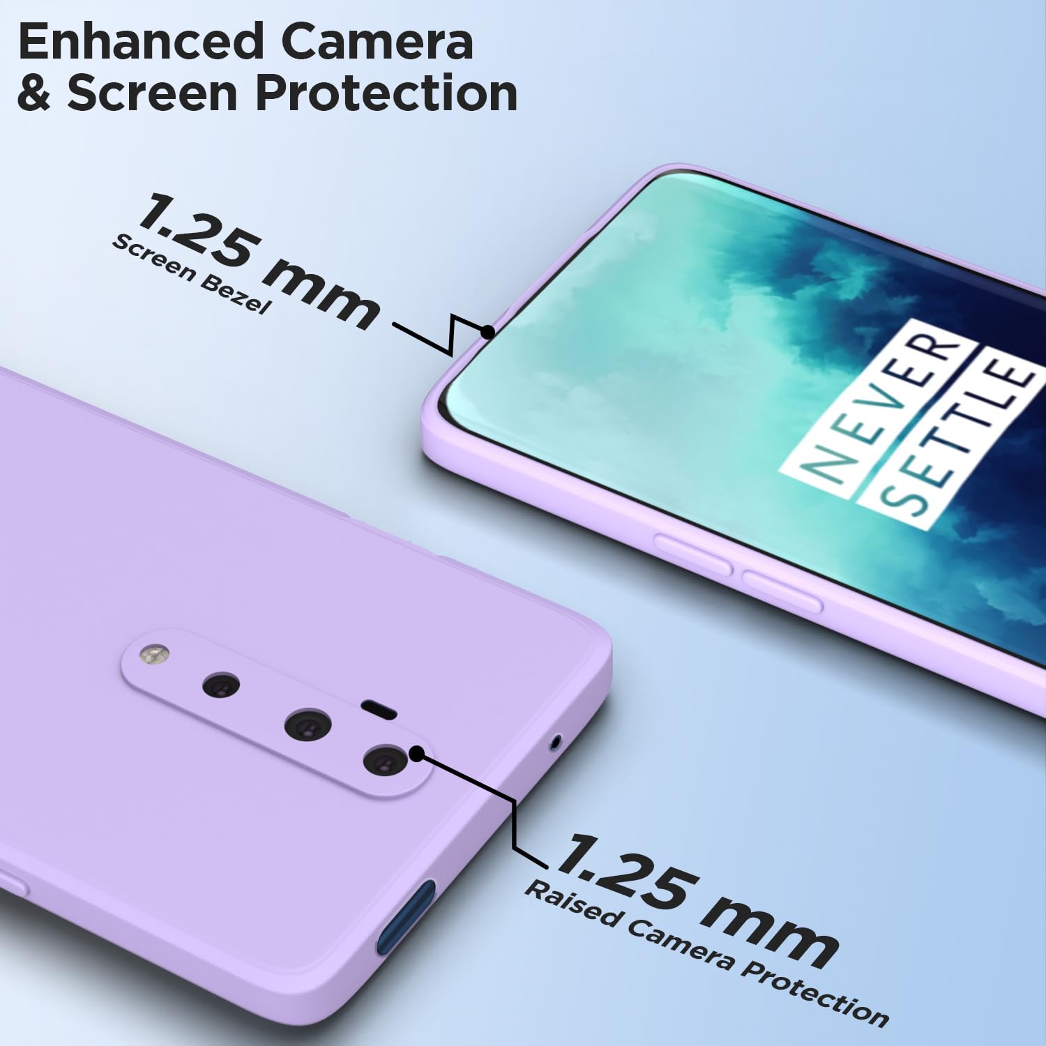 OnePlus 7T Pro mobile back cover in purple by Pikkme – photo 4