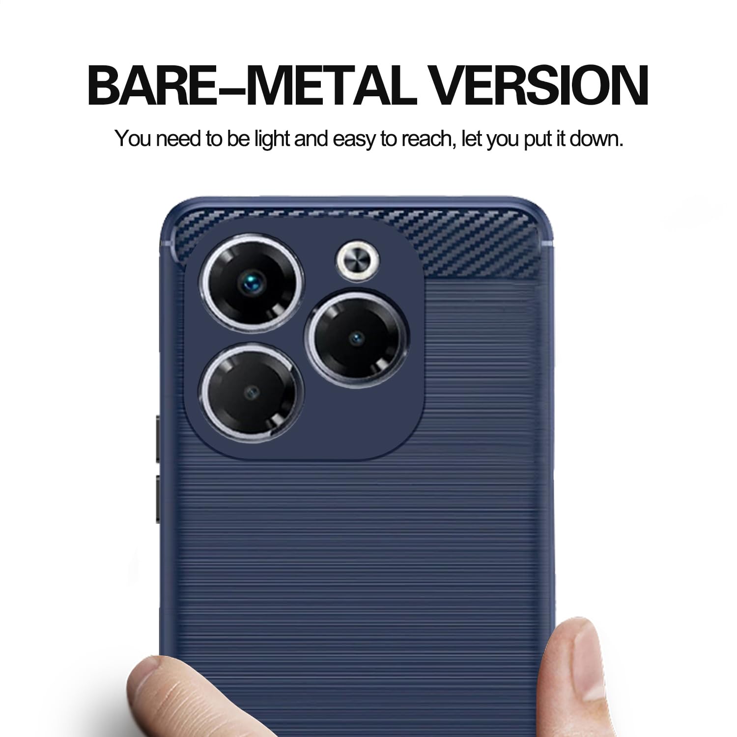 Infinix Note 40X 5G Hybrid back cover in blue by Pikkme – photo 7