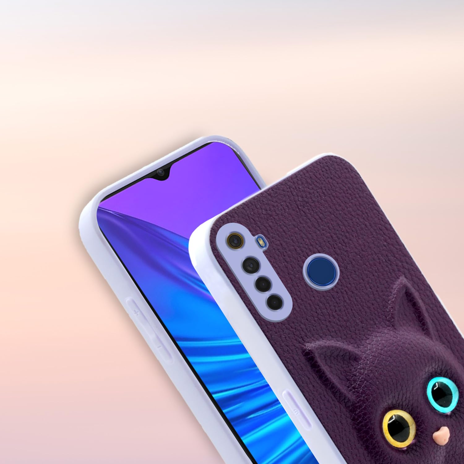 Pikkme purple Cat mobile cover for Realme 5 – photo 6