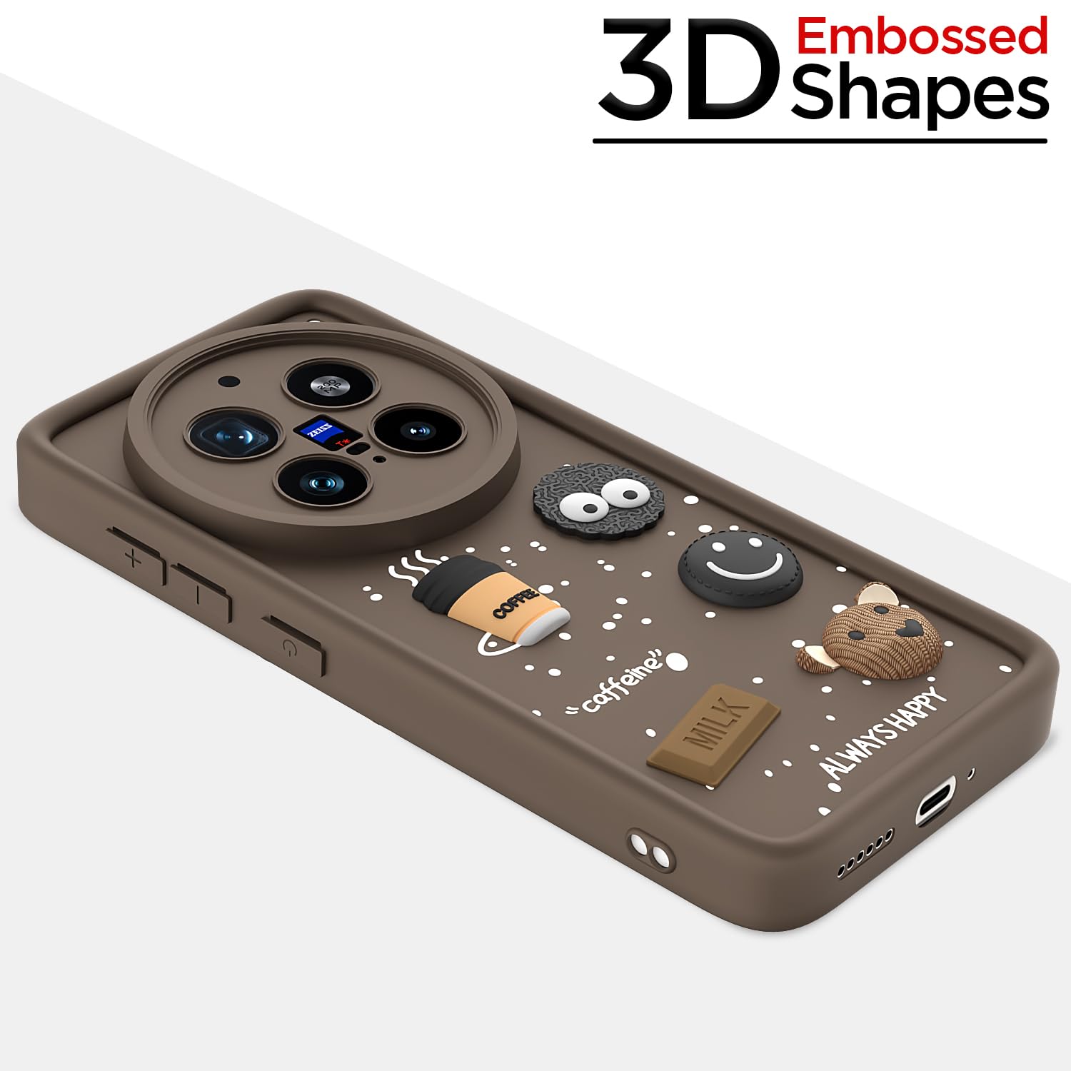 Brown back cover for Vivo X200 Pro 5G/3D – Pikkme – photo 3