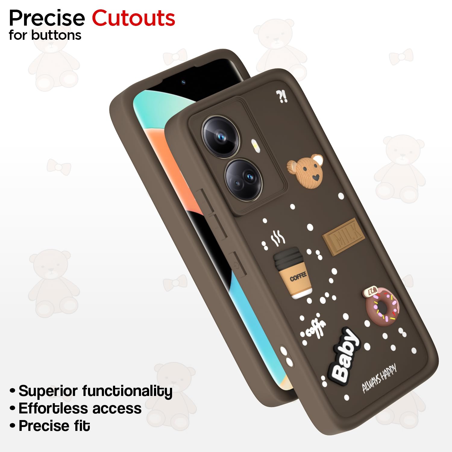 Brown back cover for Realme 10 Pro Plus 5G – Pikkme – photo 6