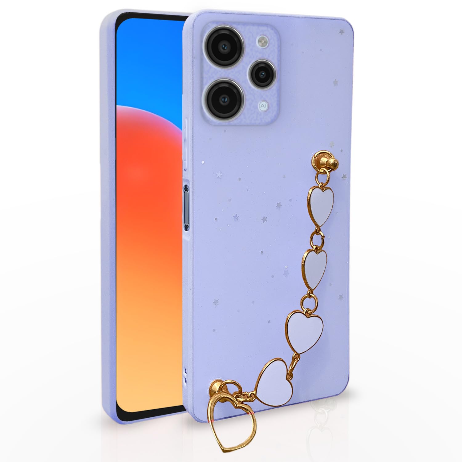 Purple Chain phone cover for Redmi 12 4G – Pikkme