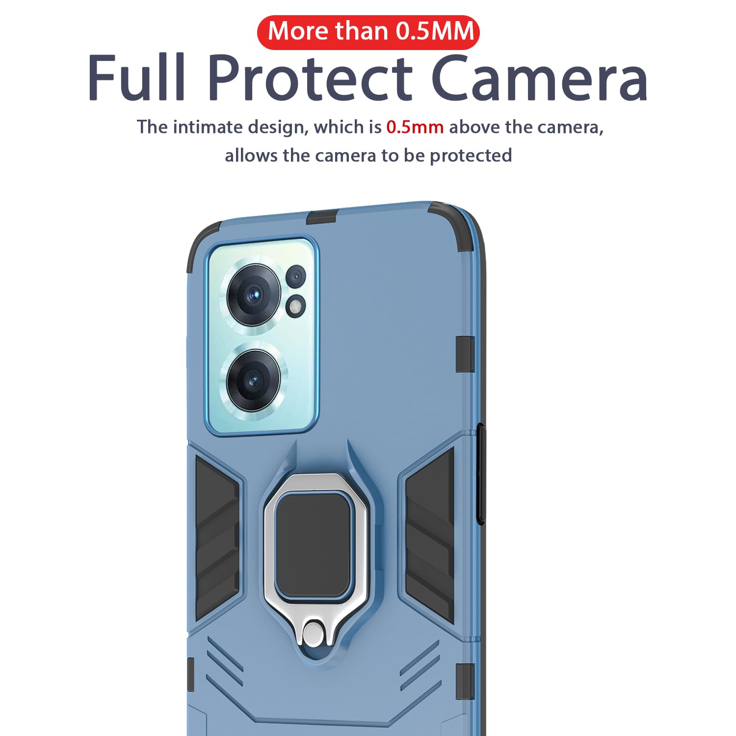OnePlus Nord CE 2 5G mobile back cover in blue by Pikkme – photo 7