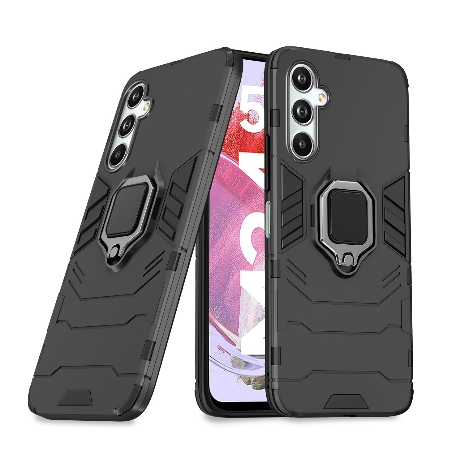 Samsung M34/F34 5G mobile back cover in black by Pikkme