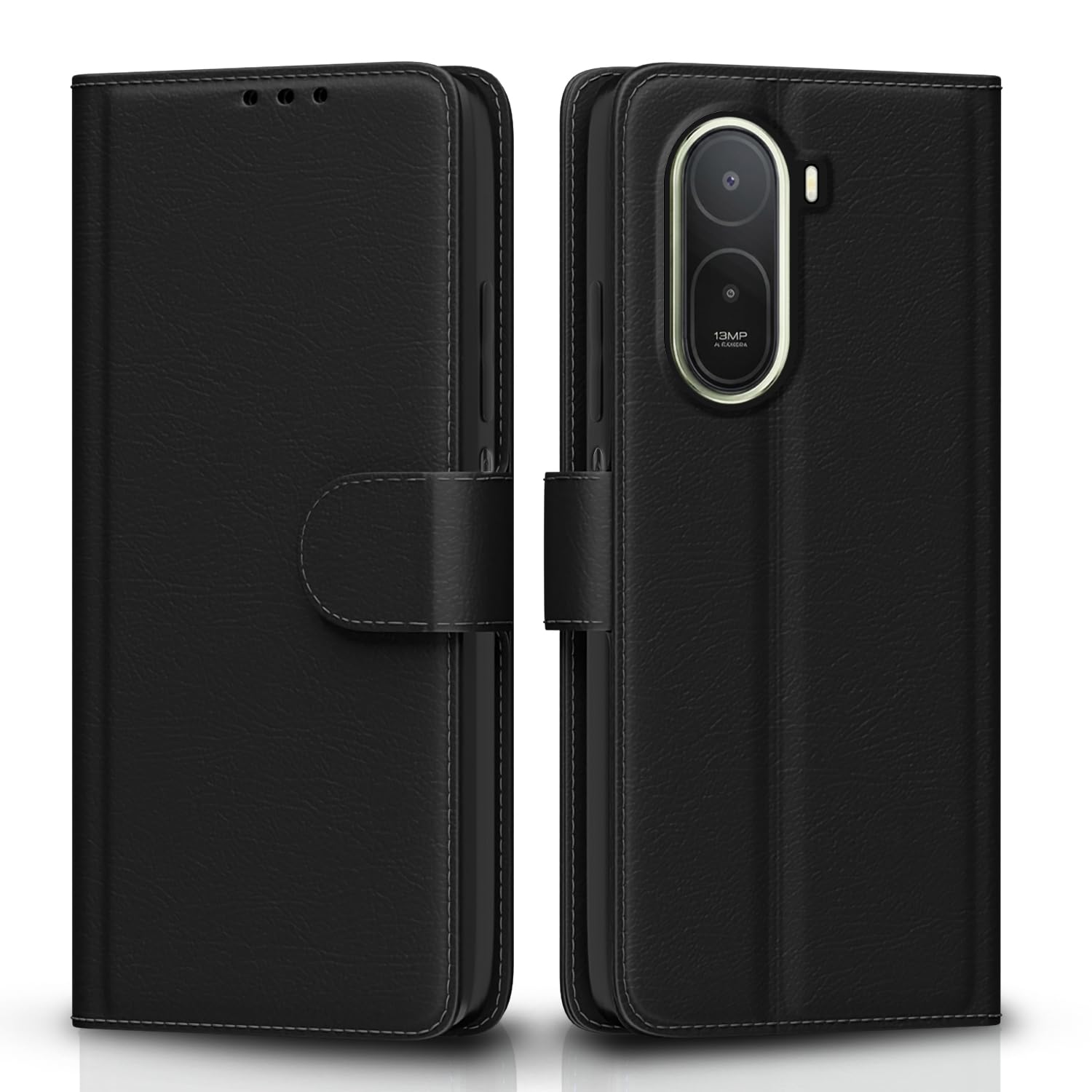 Pikkme Redmi A7 Pro/Poco C85x 5G Wallet black flip cover