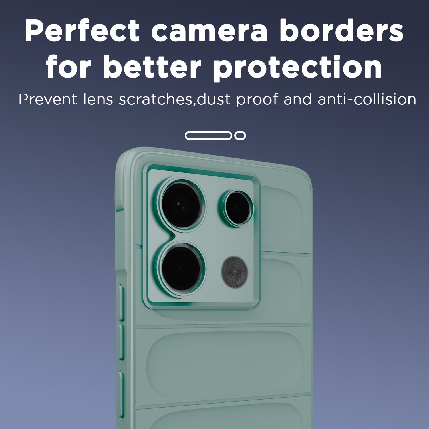 Pikkme Redmi Note 13 Pro 5G ZigZag Back Cover (Green)