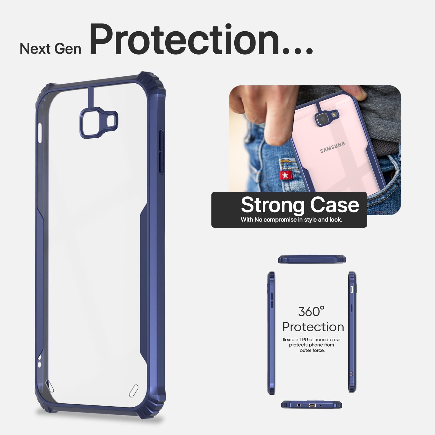 Pikkme Samsung J7 Prime blue phone cover – photo 6