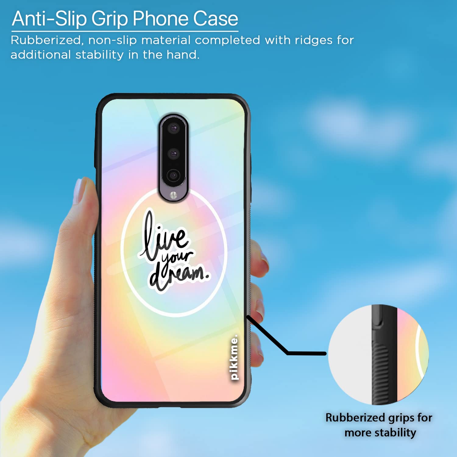 Pikkme Hybrid mobile back cover for OnePlus 8 – photo 5