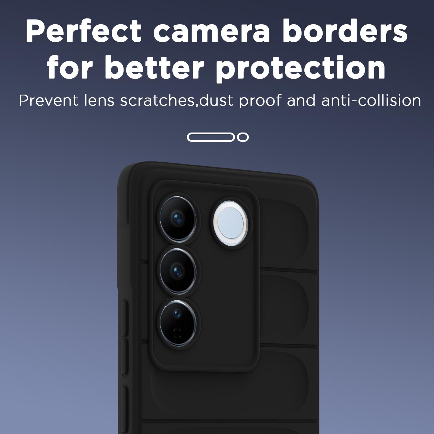 Black Liquid Silicone back cover for Vivo V27/V27 Pro 5G – Pikkme – photo 7