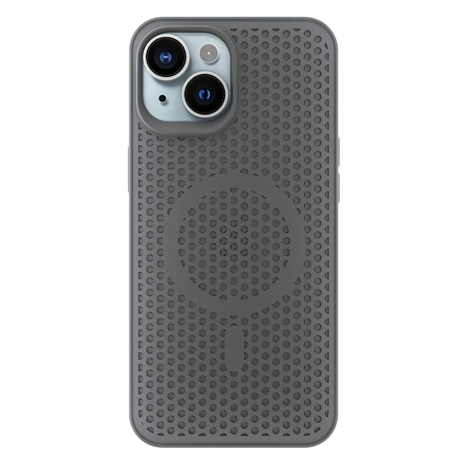 iPhone 15 MagSafe mobile back cover in grey by Pikkme – photo 7