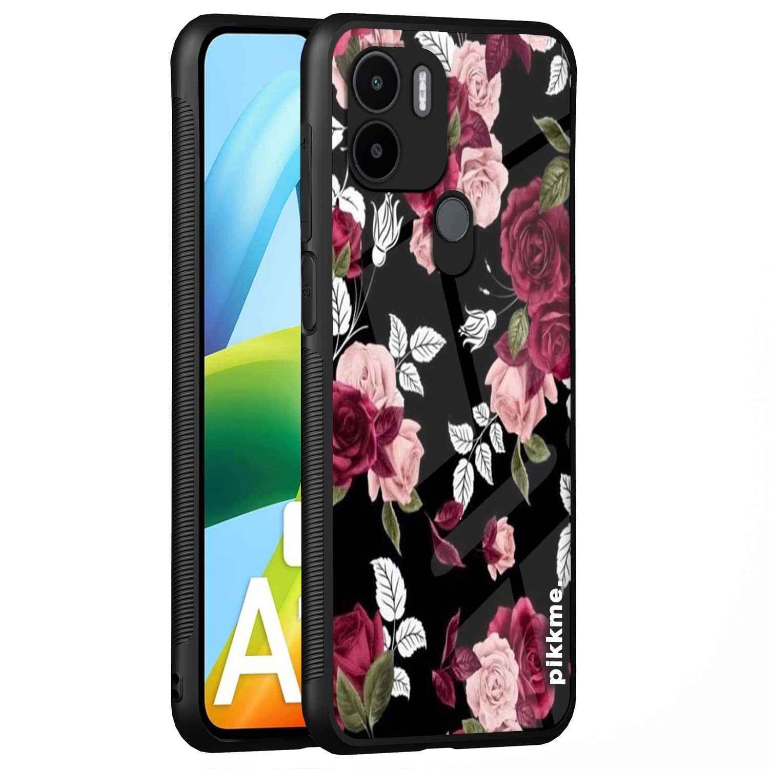 Pikkme Flower mobile back cover for Redmi A1 Plus/A2 Plus/Poco C50