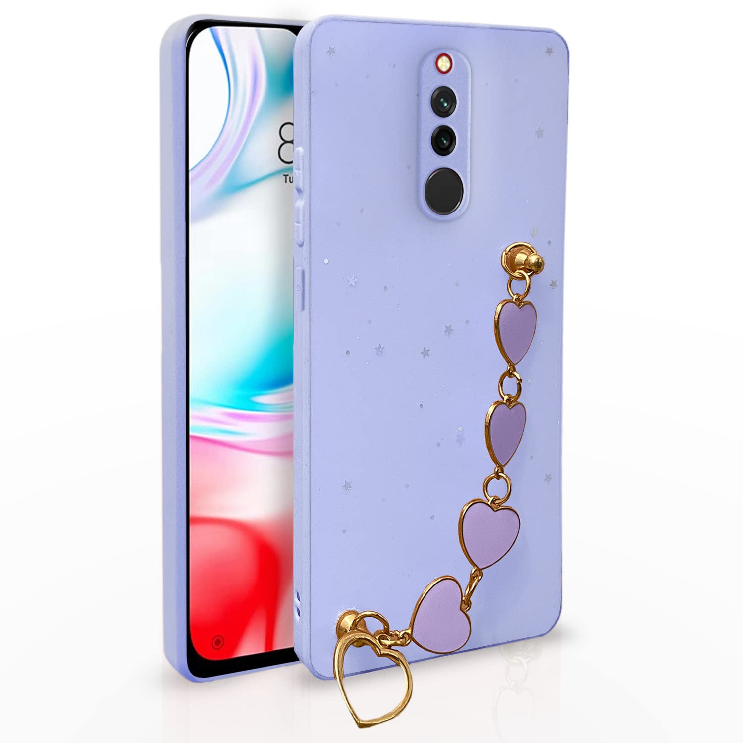 Redmi 8A mobile back cover in purple by Pikkme