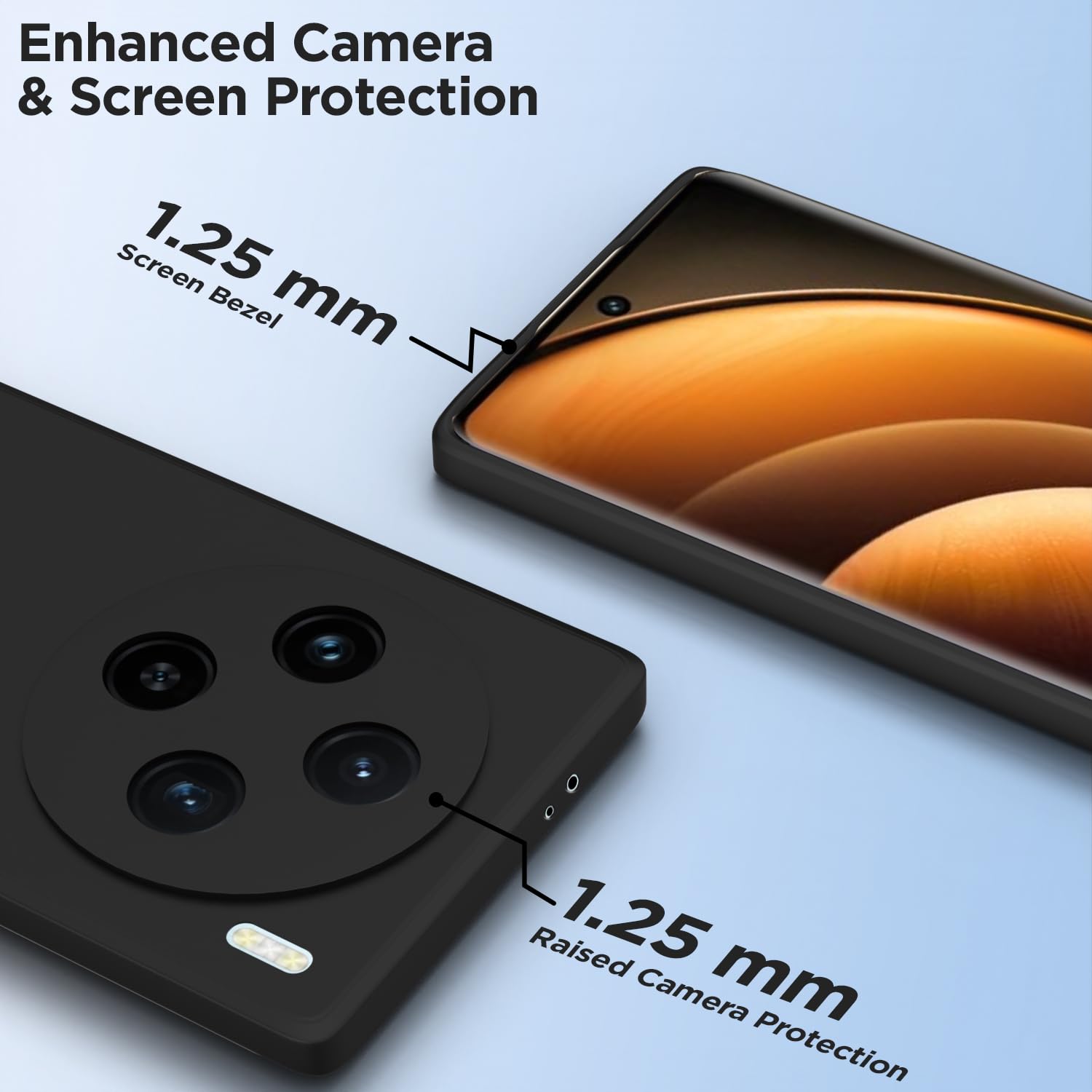 Black back cover for Vivo X100 5G – Pikkme – photo 6
