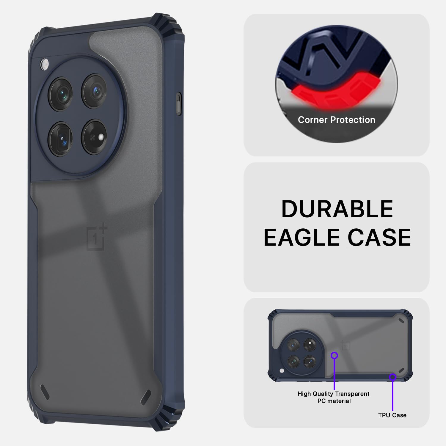 Pikkme OnePlus 12 5G Clear blue mobile cover – photo 5