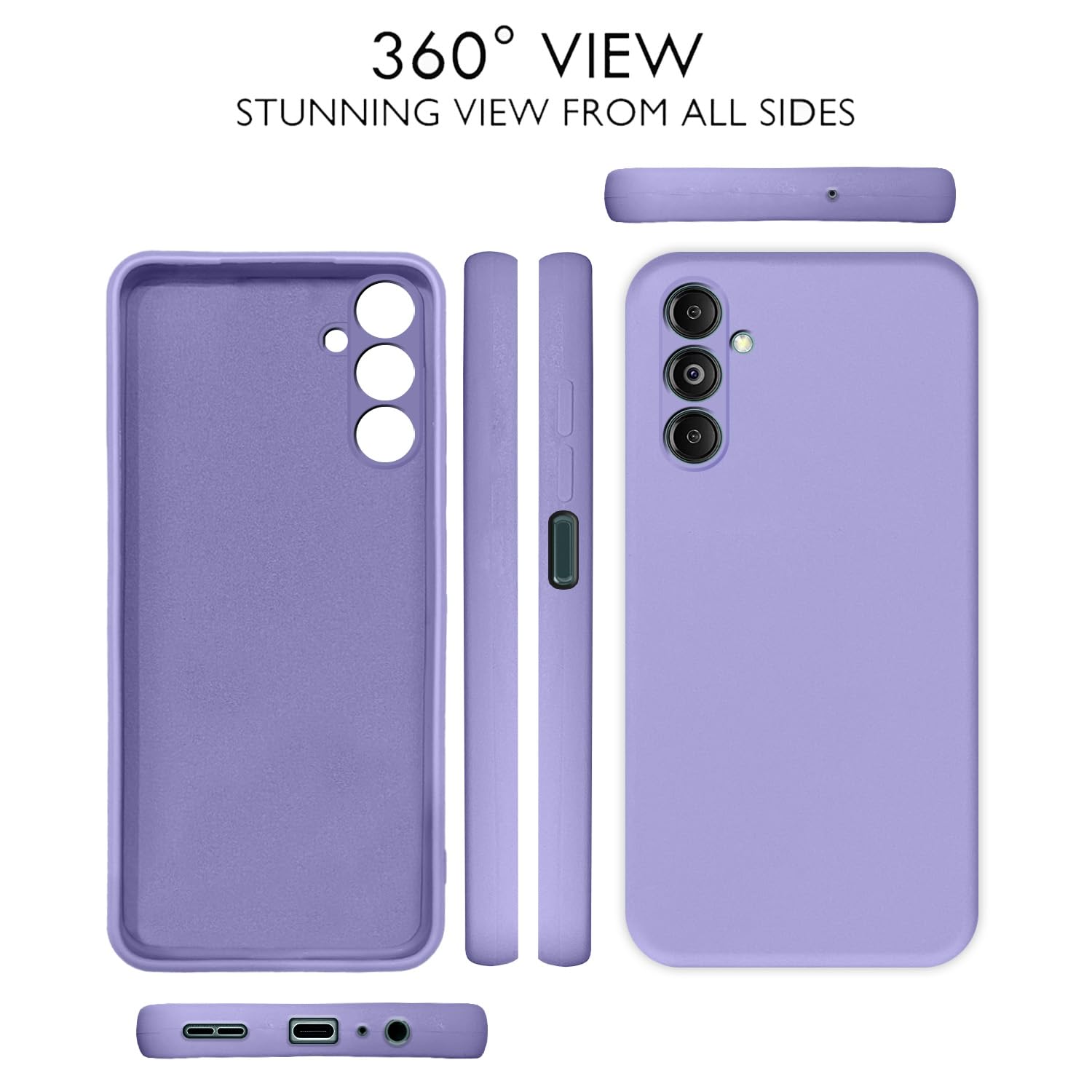 Samsung M14 5G back cover in purple by Pikkme – photo 3