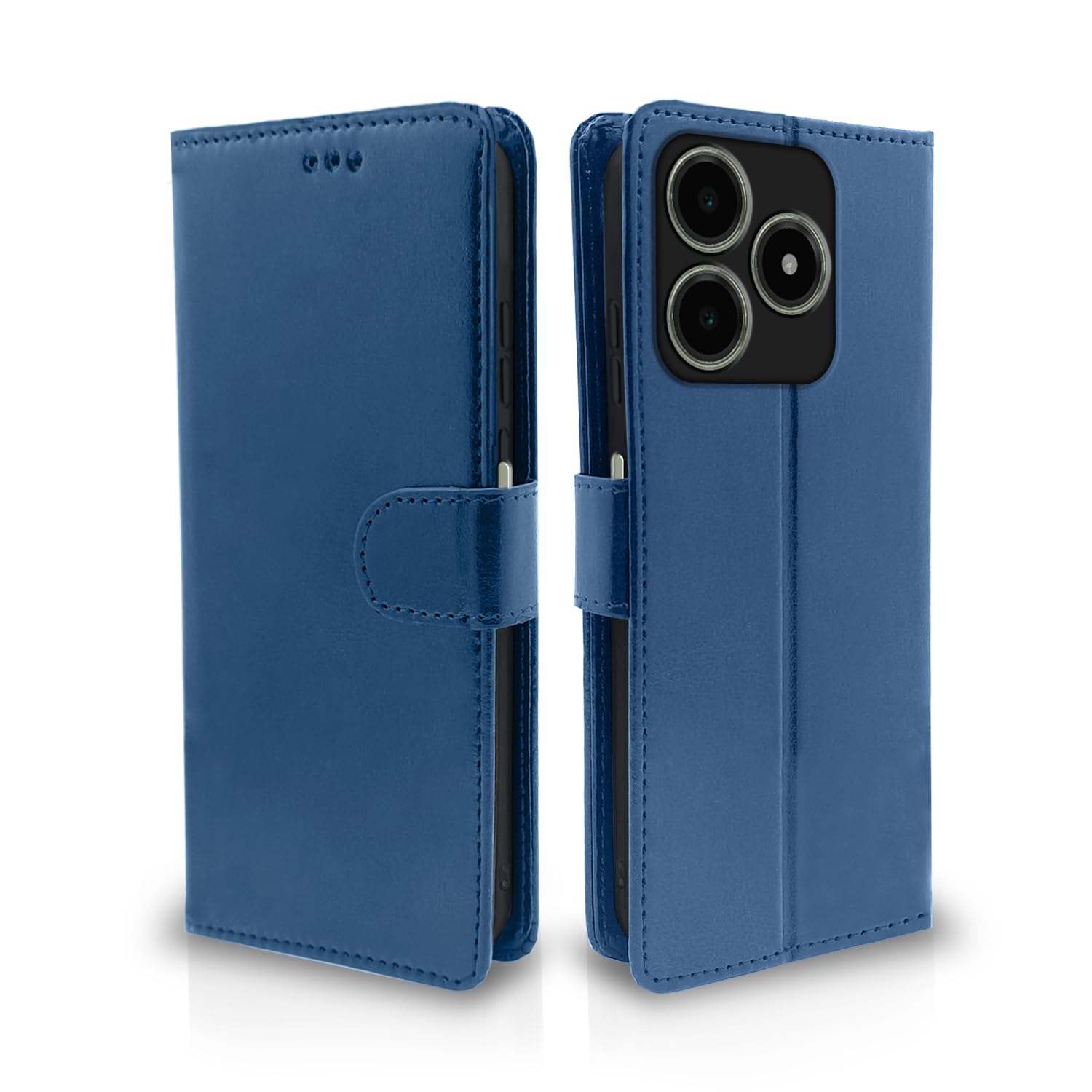 Blue Wallet wallet flip cover for Realme C63 4G – Pikkme