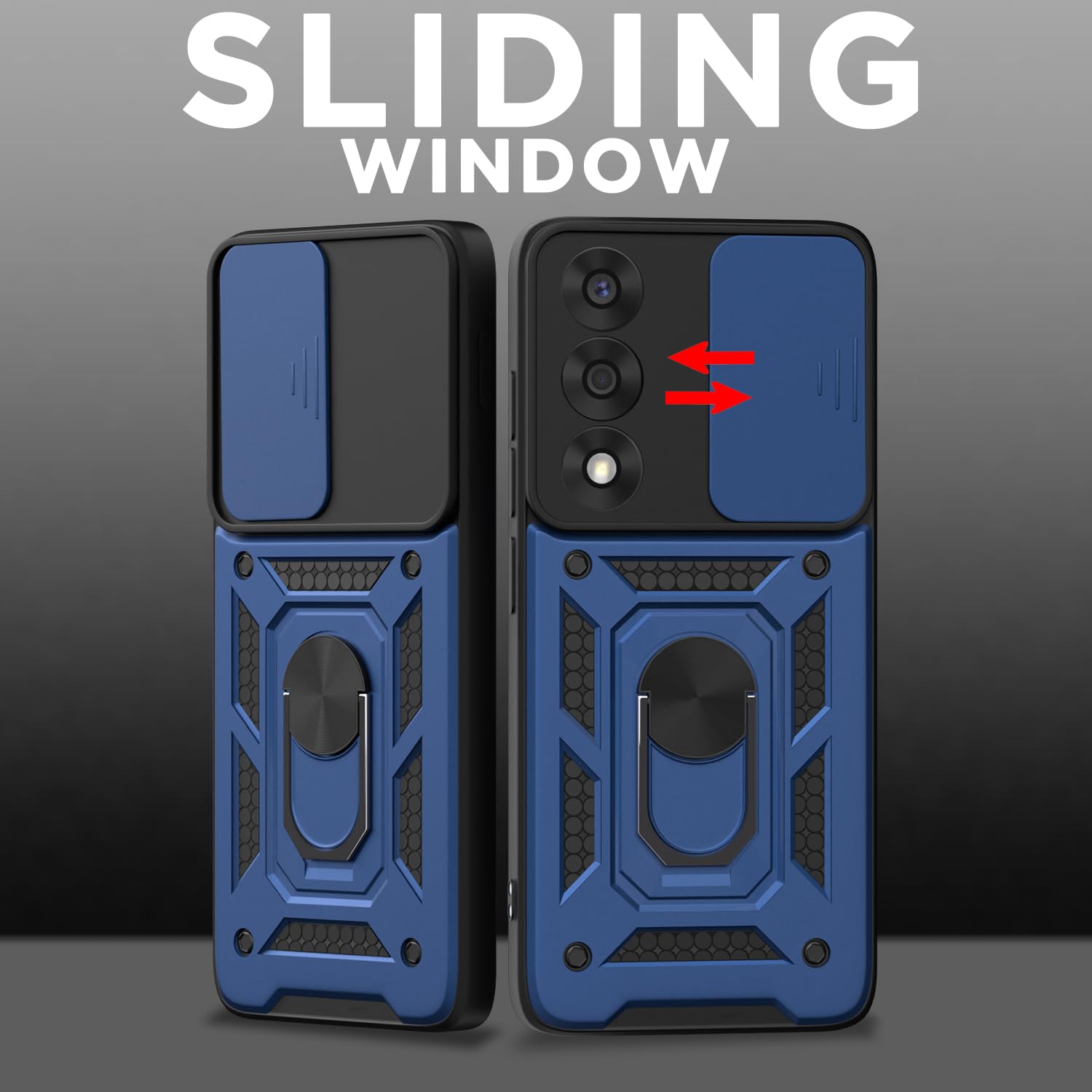 Pikkme blue D10 Camera Shield mobile back cover for OnePlus Nord 5 5G – photo 2