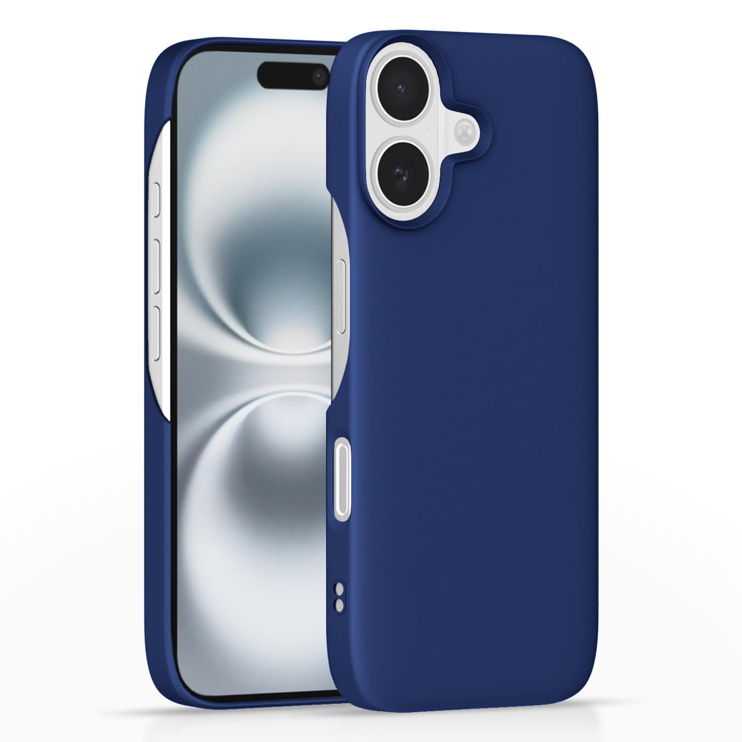 Pikkme iPhone 16 SideCut Back Cover (Blue)