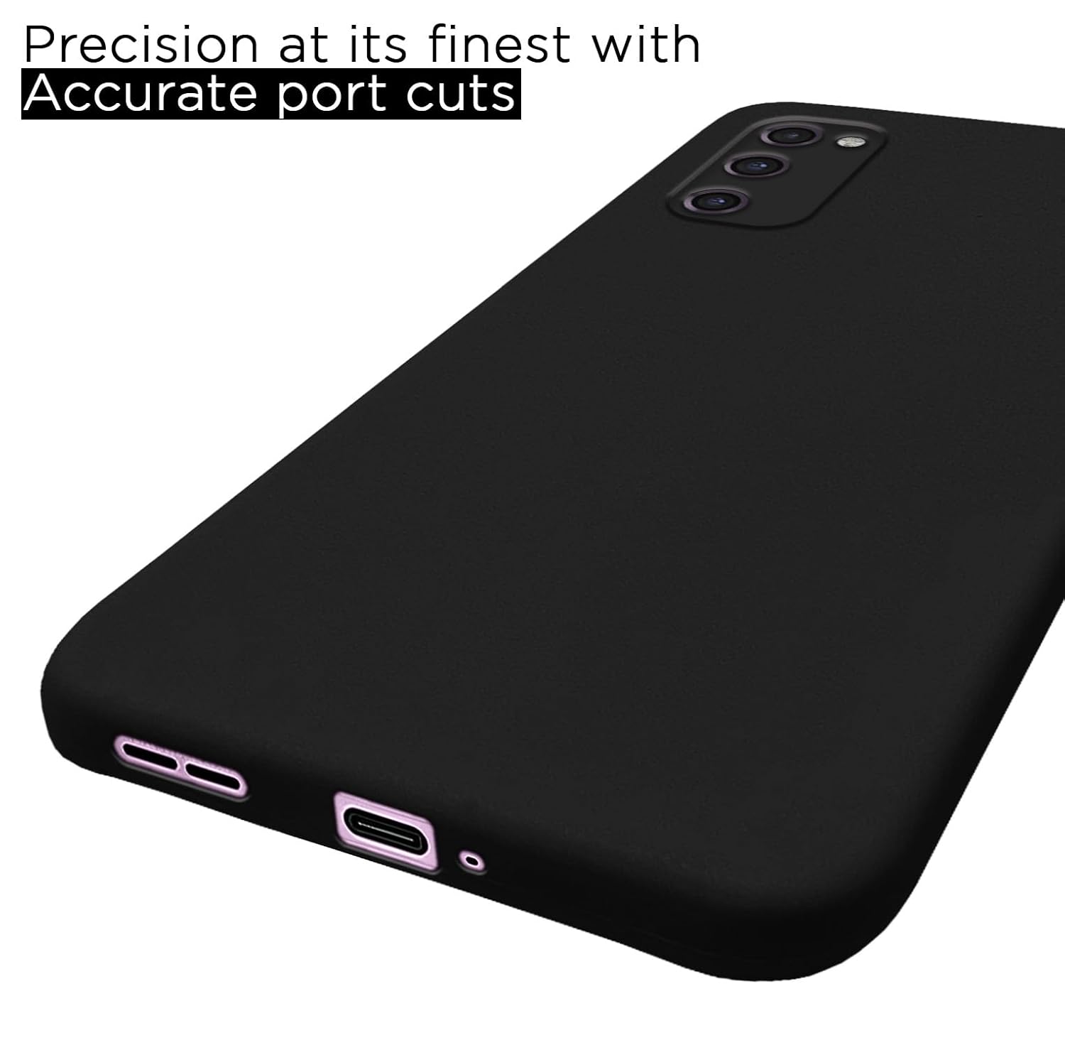 Pikkme Samsung Galaxy S20 FE / S20 FE 5G Soft Matte Silicone Shockproof Case | Black