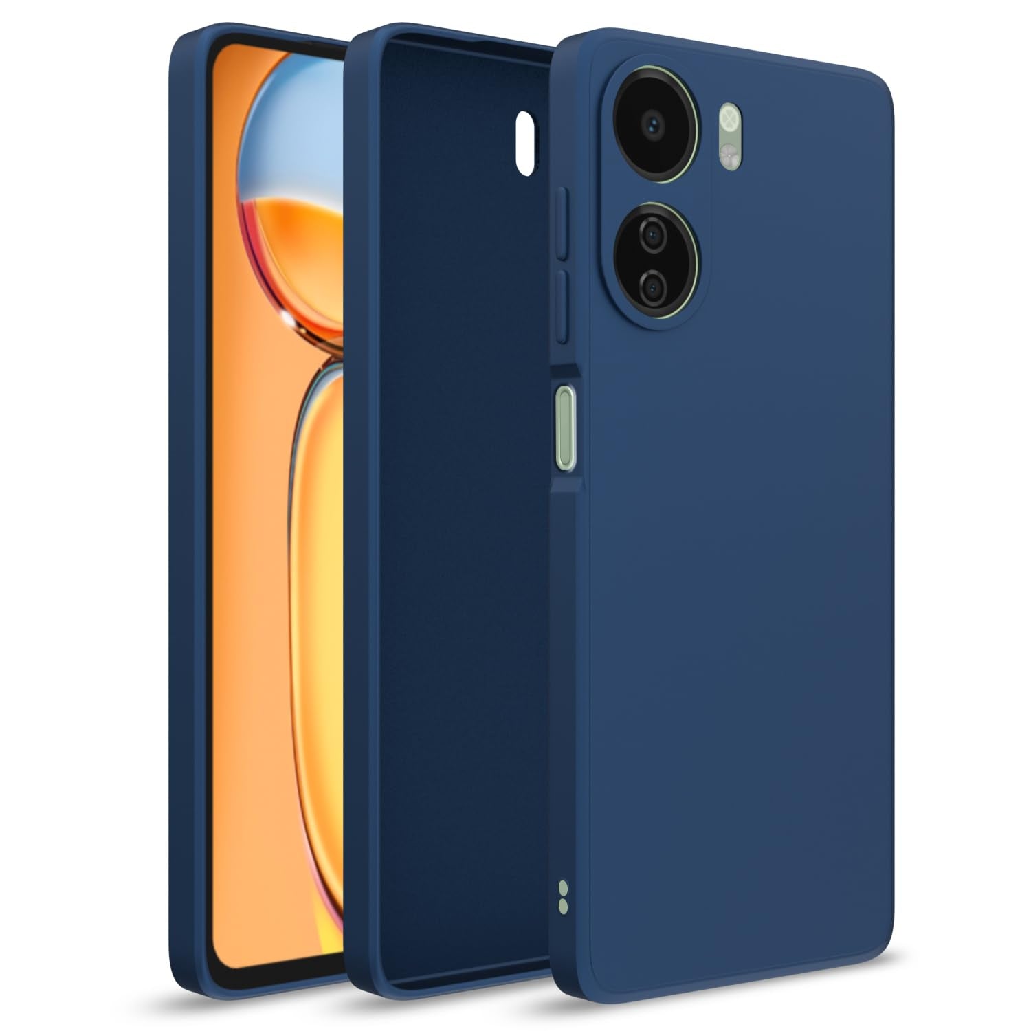 Blue mobile back cover for Redmi 13C 4G – Pikkme