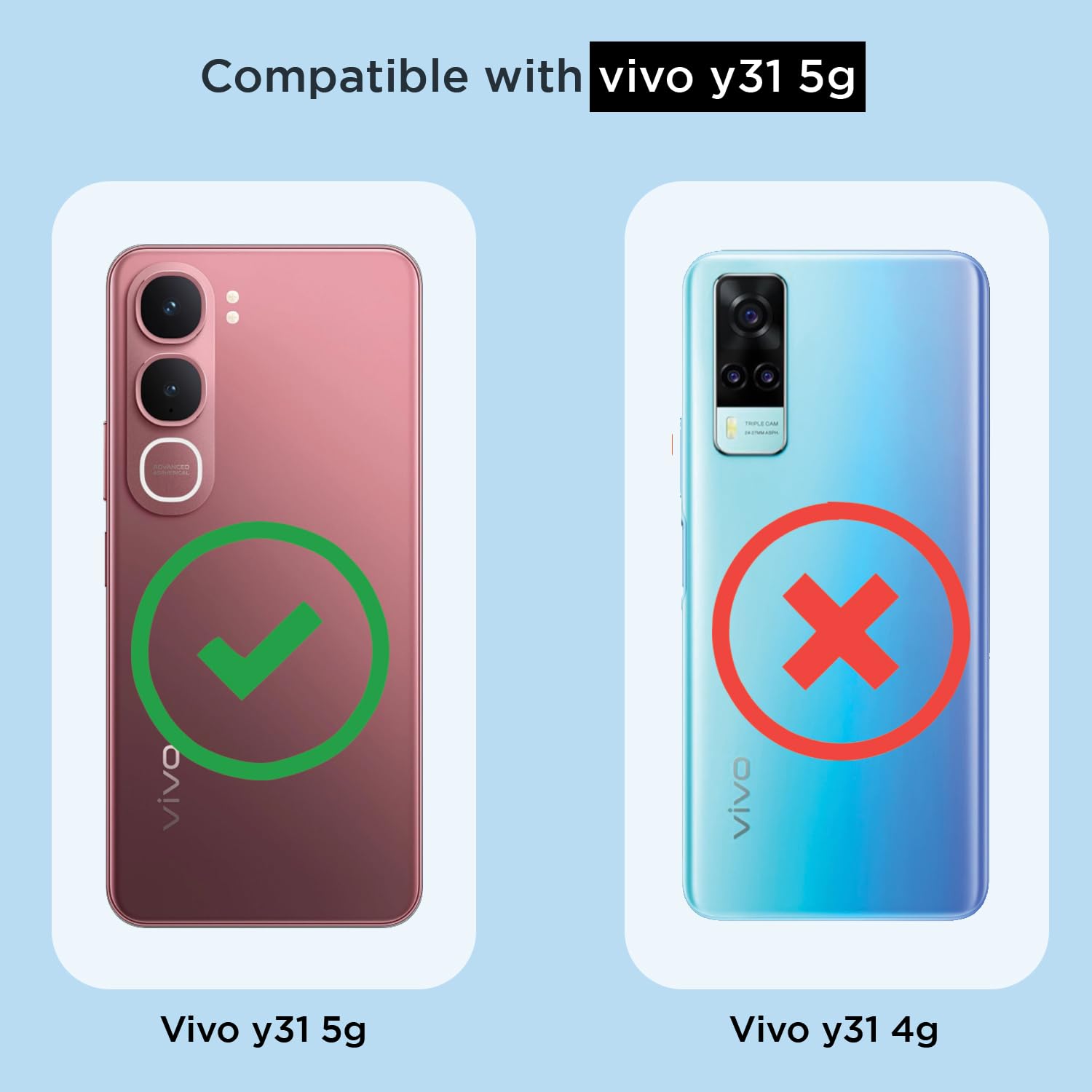 Pikkme Vivo Y31 5G transparent mag-safe back cover – photo 4