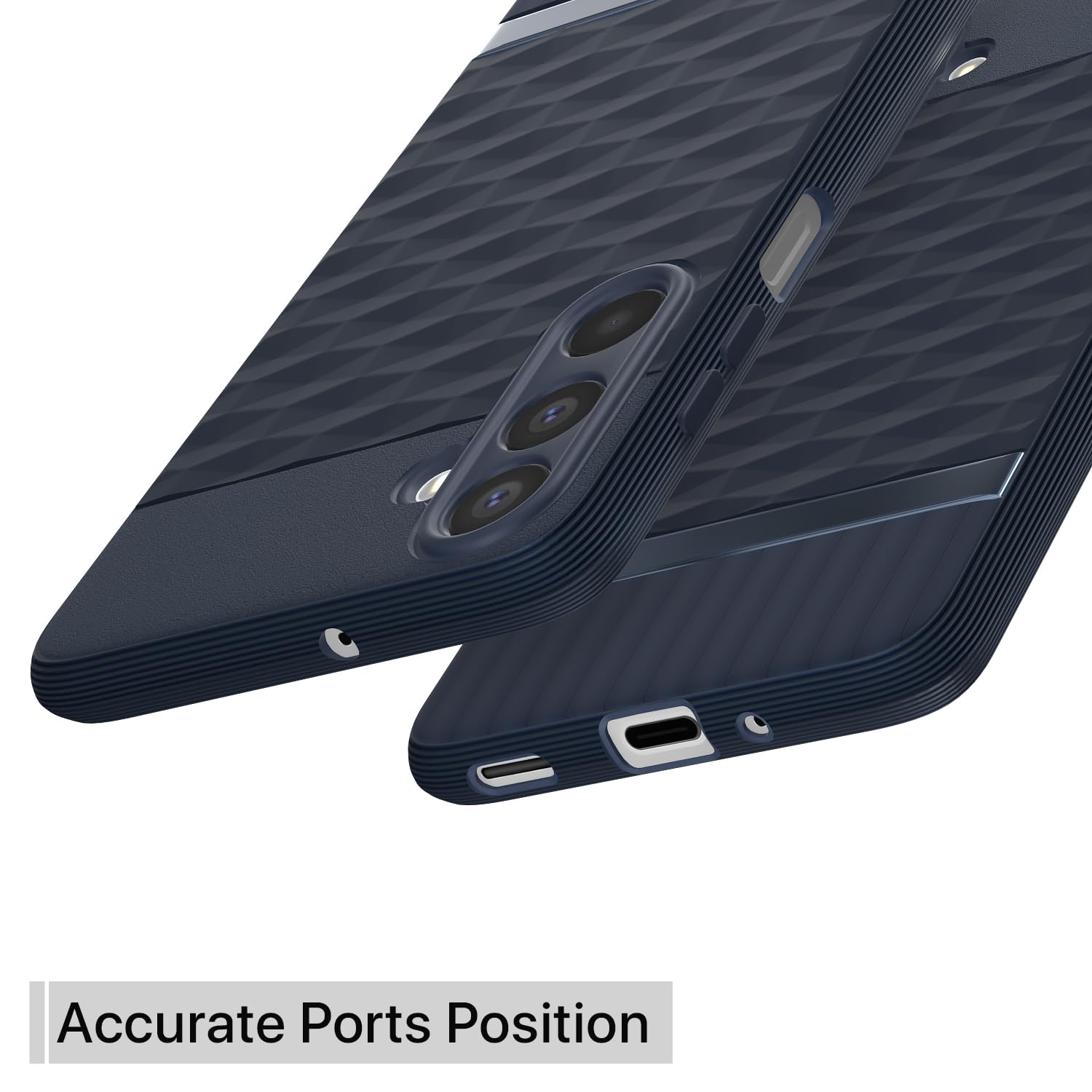 Pikkme Samsung Galaxy M16 5G Shockproof Soft Flexible Gencase Back cover (Blue)