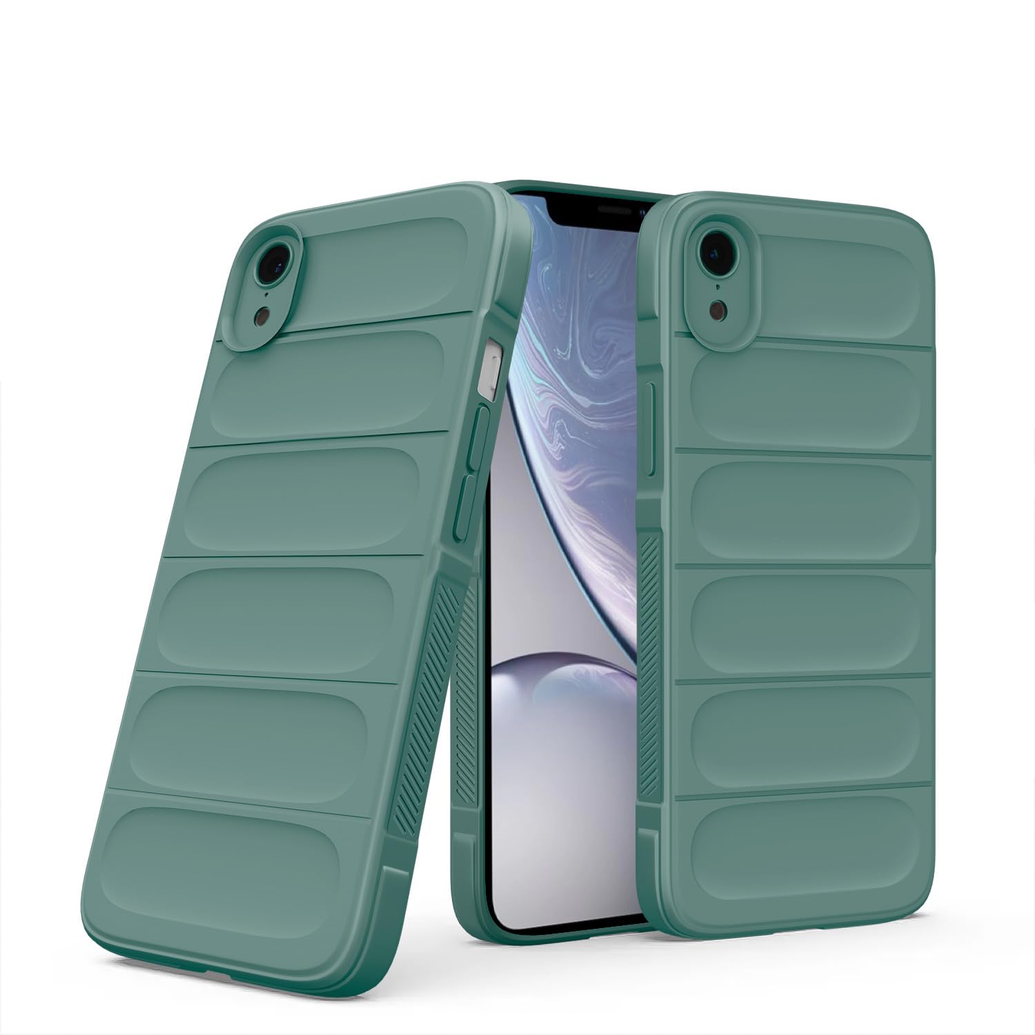 Green back cover for iPhone XR – Pikkme
