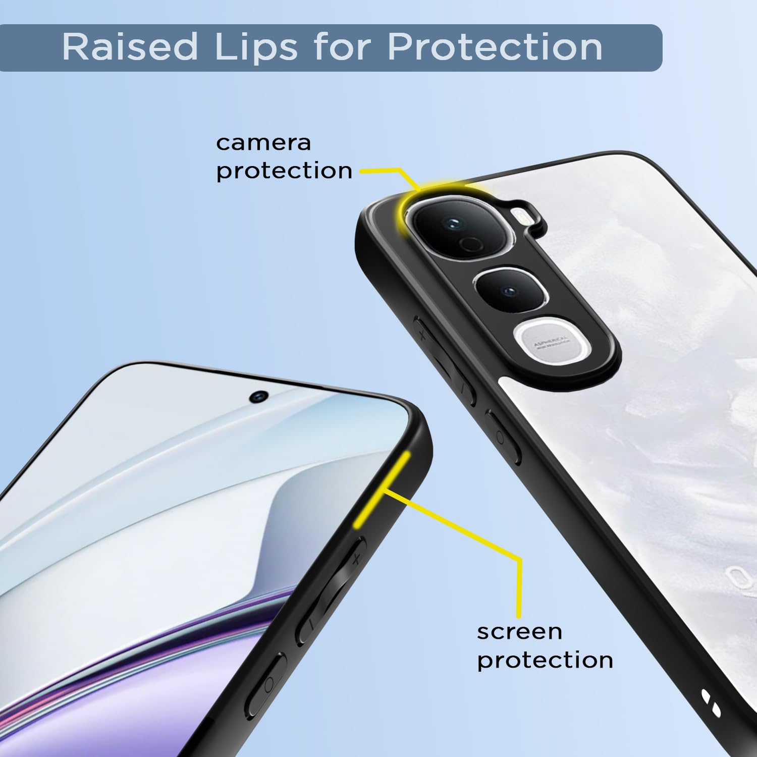 Pikkme black mobile back cover for Vivo Y400 5G – photo 4