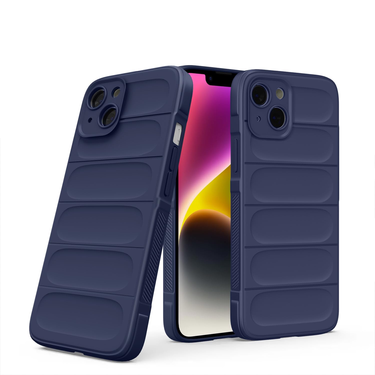 Pikkme blue mobile back cover for iPhone 14