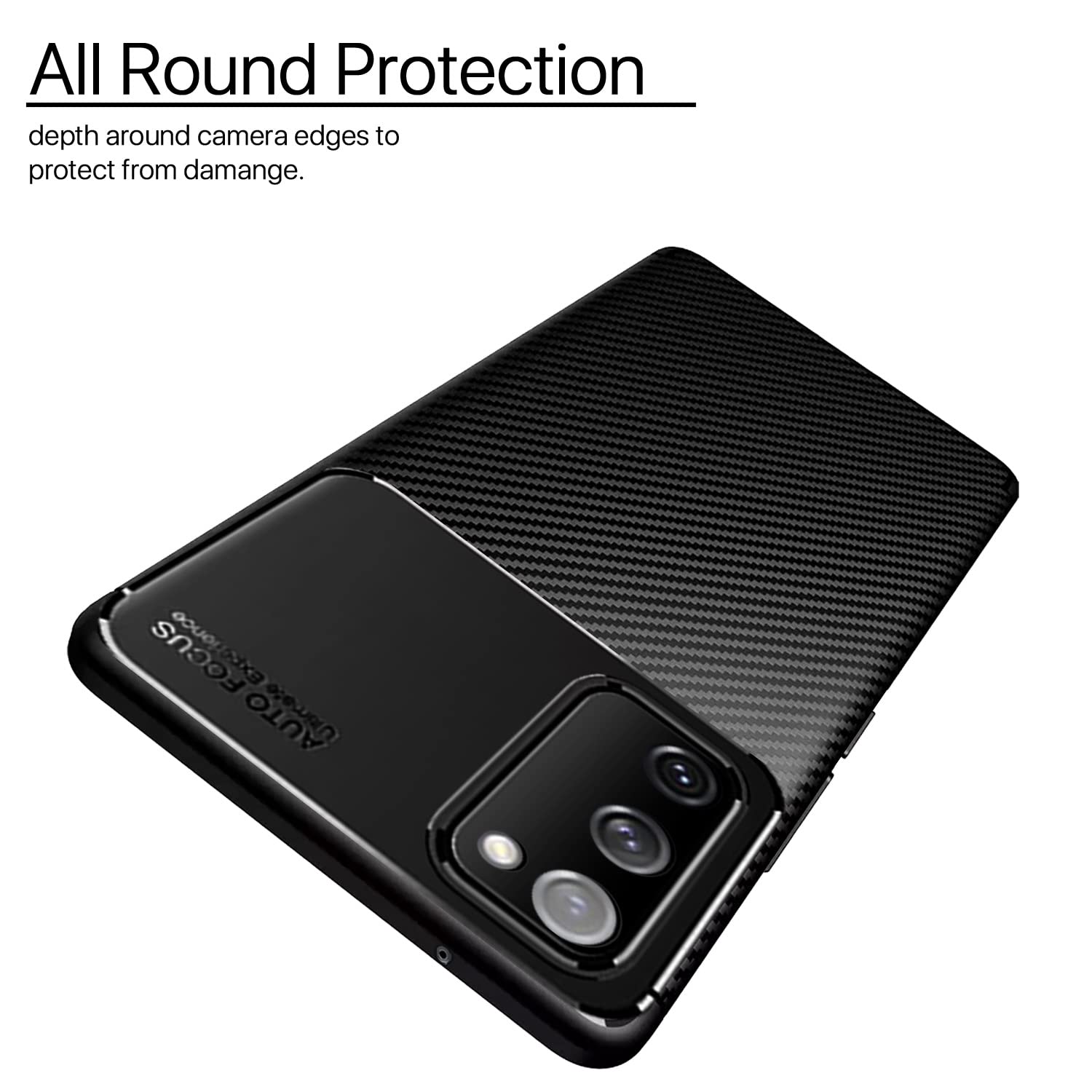 Pikkme black Carbon phone cover for Samsung S20 FE 5G – photo 2