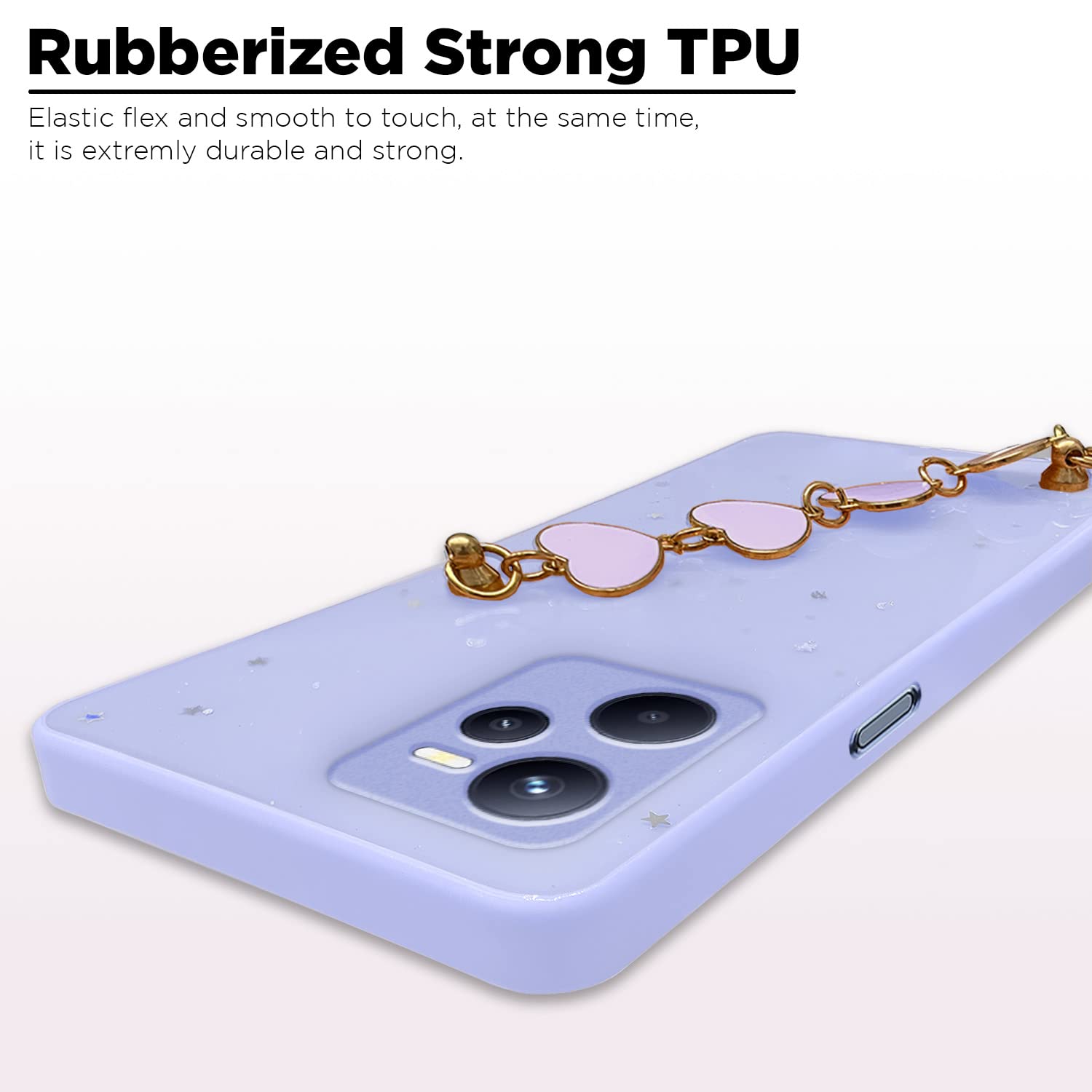 Pikkme Realme C35 Chain purple back cover – photo 5