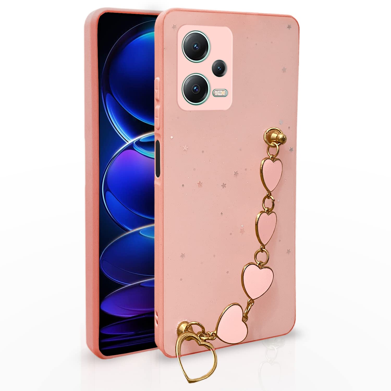 Pink mobile back cover for Redmi Note 12 Pro 5G – Pikkme