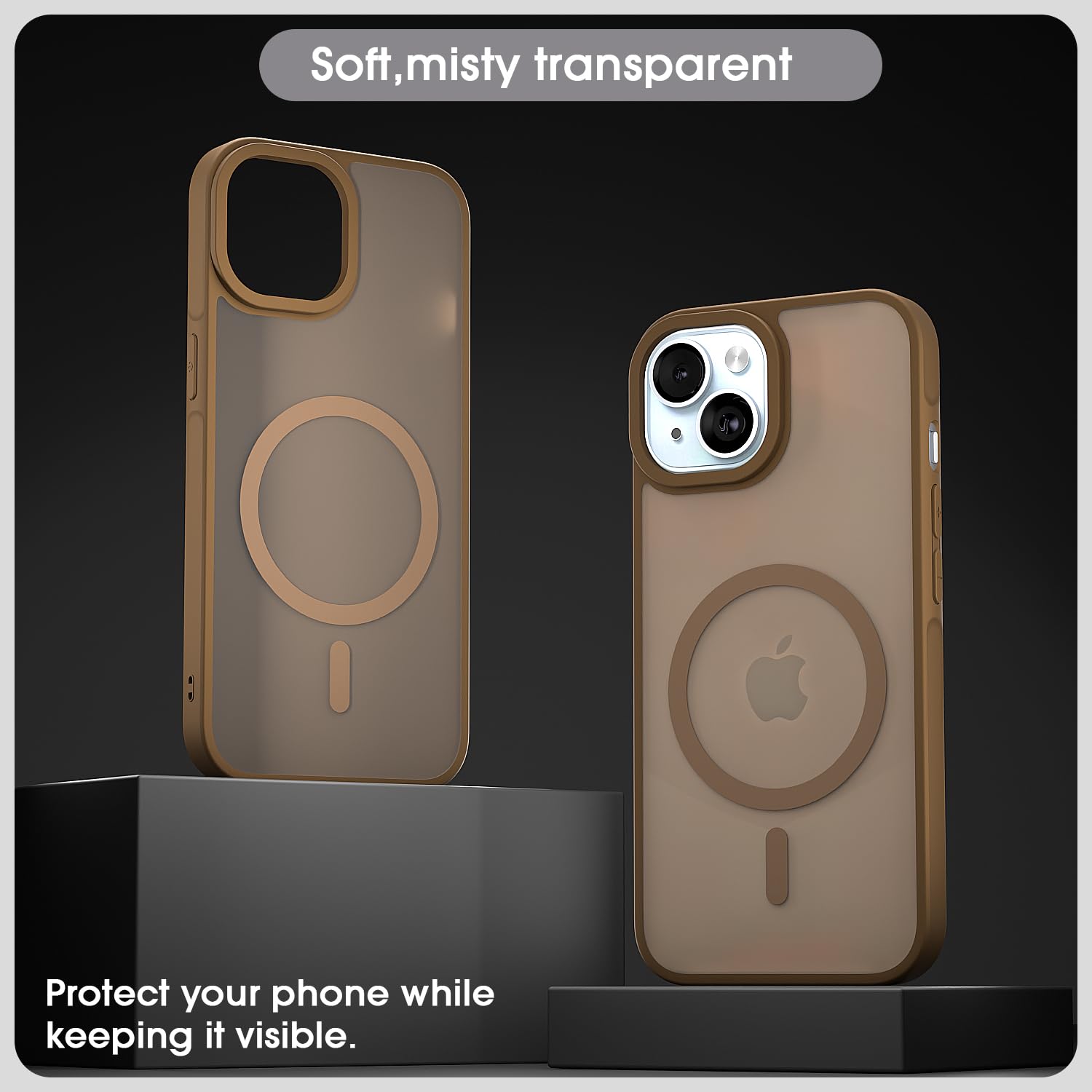 Pikkme iPhone 13 brown mobile back cover – photo 3