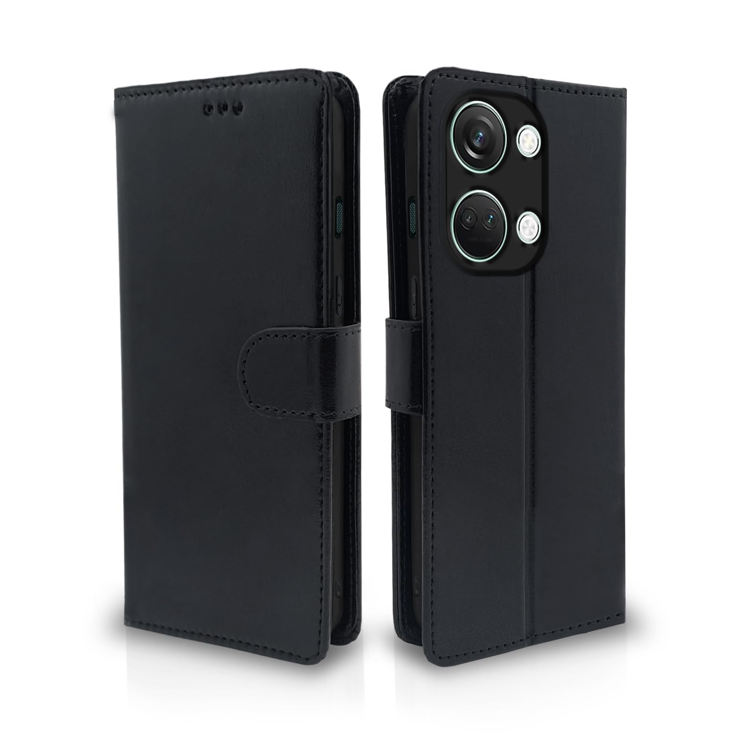 Pikkme black Wallet wallet flip cover for OnePlus Nord 3 5G